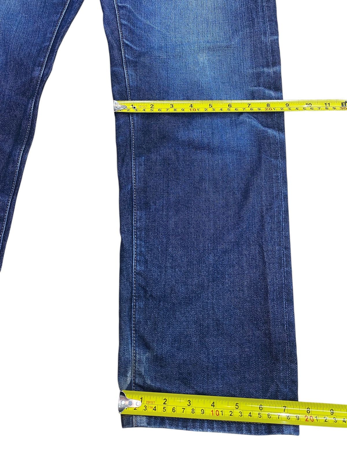 Uniqlo Uniqlo X Selvedge Whiskers Faded Wash Style Straight Jeans Size US 33 - 12 Thumbnail