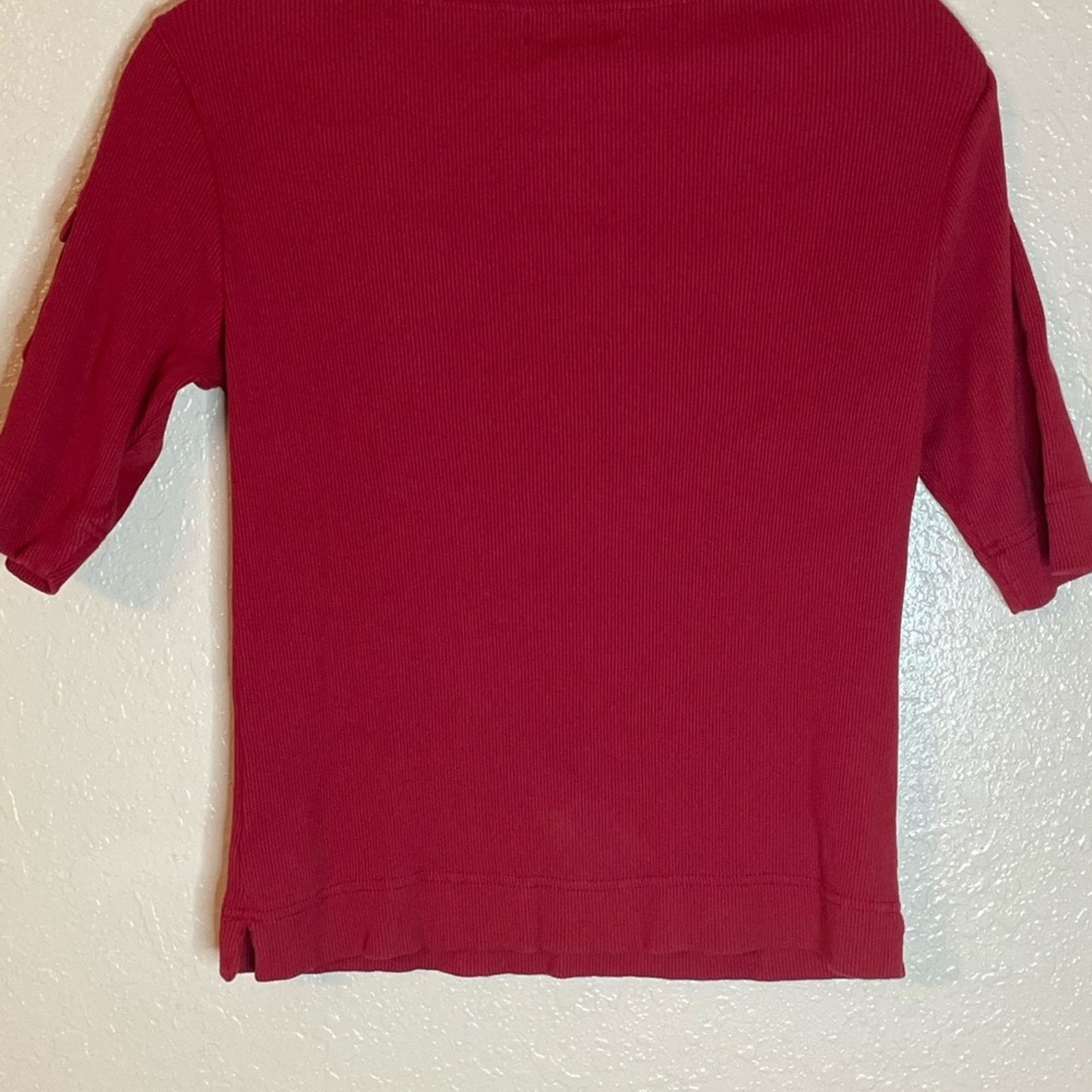 Ralph Lauren Vintage Ralph Lauren Cotton Ribbed Pocket T-Shirt Size M Size M / US 6-8 / IT 42-44 - 5 Thumbnail