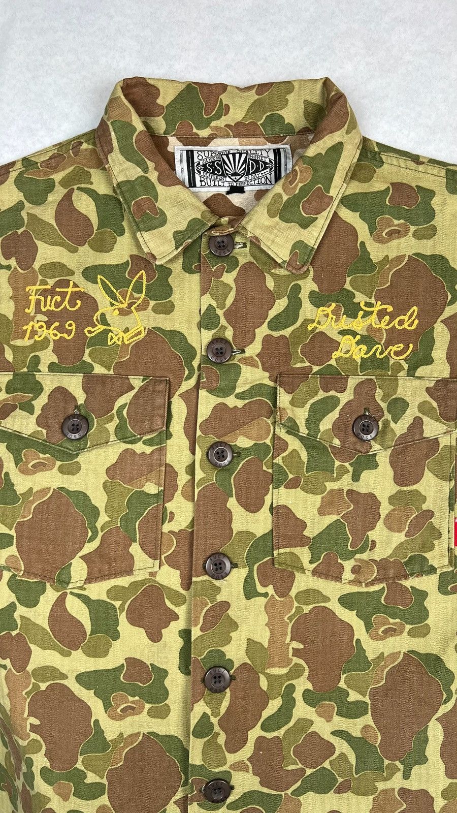 FUCT Fuct Camo Button Up Shirt Size US S / EU 44-46 / 1 - 4 Thumbnail