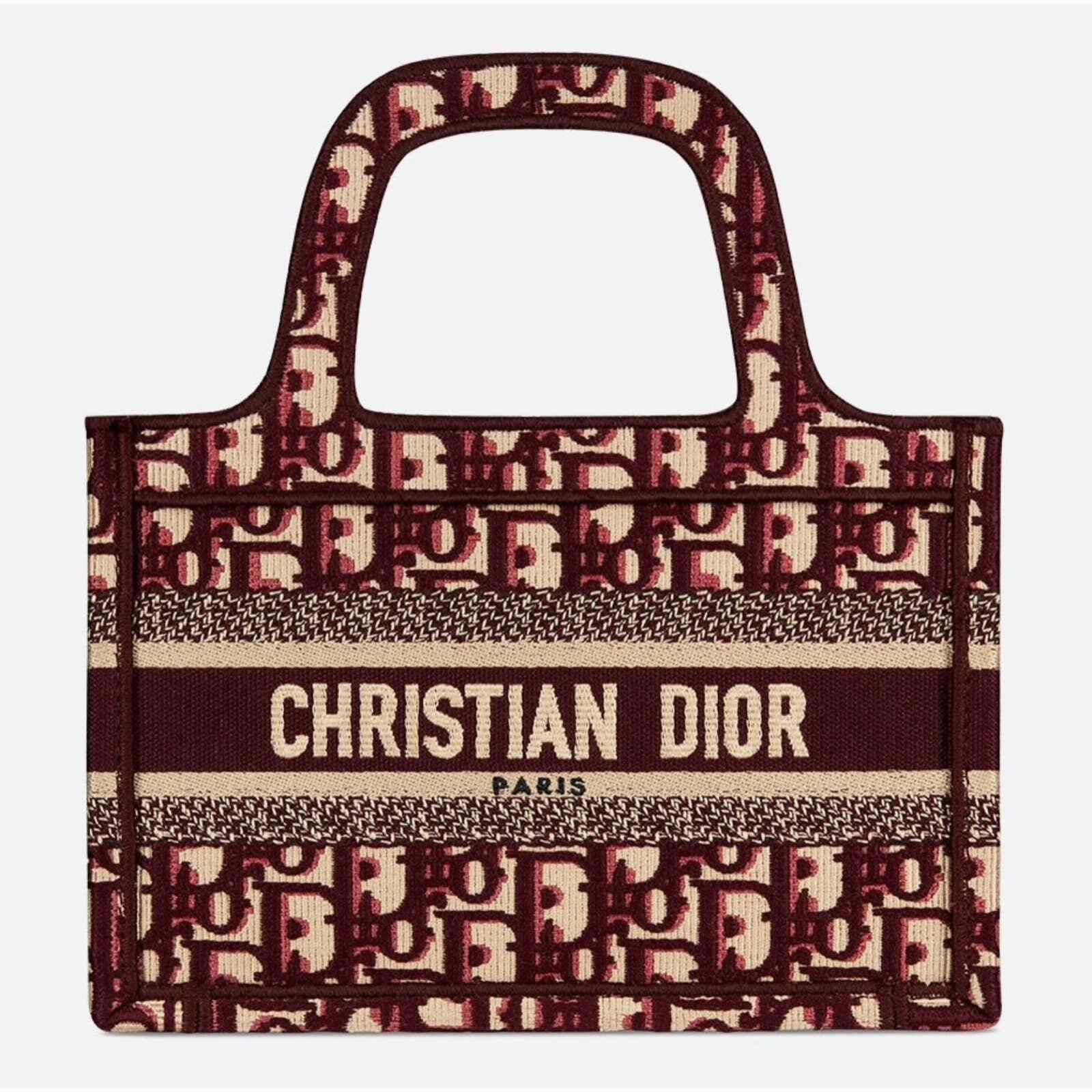 Dior Christian Dior Oblique Canvas Mini Book Tote Handle Bag Size ONE SIZE - 2 Thumbnail