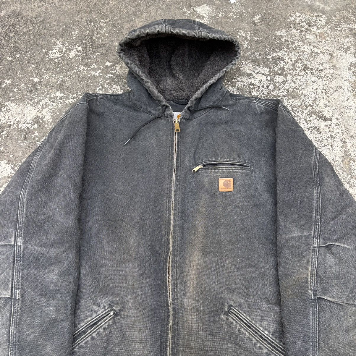 Carhartt Vintage Carhartt Sherpa lined Jacket J141 BLK Size US XXL / EU 58 / 5 - 2 Thumbnail