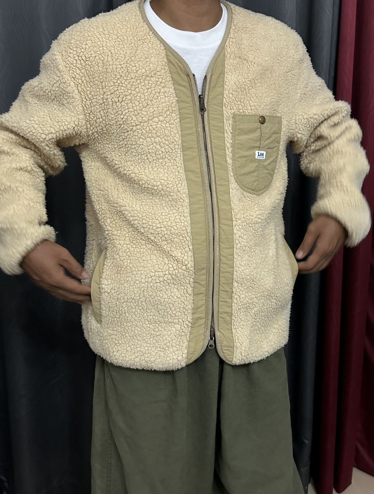 Lee 🔥🔥🔥 Lee Outerwear Fleece Jacket 🧥 Size US M / EU 48-50 / 2 - 13 Thumbnail