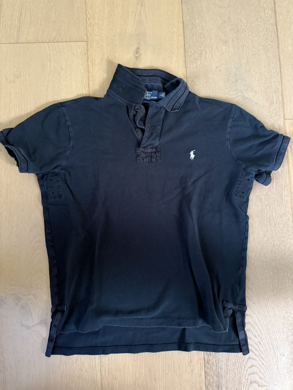 Vintage 90’s Polo Ralph Lauren Black Polo Shirt