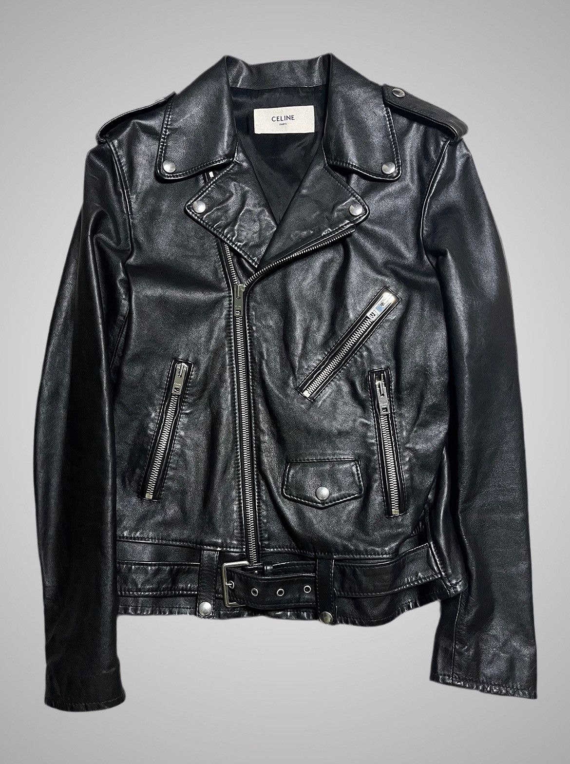 Celine SS19 Celine Classic Rider Christian Marclay Size US M / EU 48-50 / 2 - 3 Thumbnail