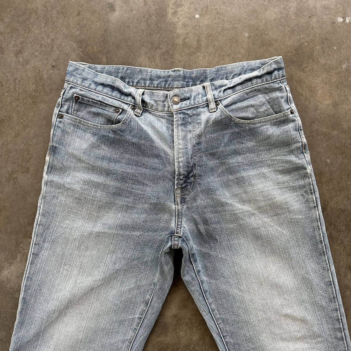 Japanese Brand Vintage Japanese Lightwash Distressed Denim Jean Pant W31 Size US 31 - 3 Thumbnail