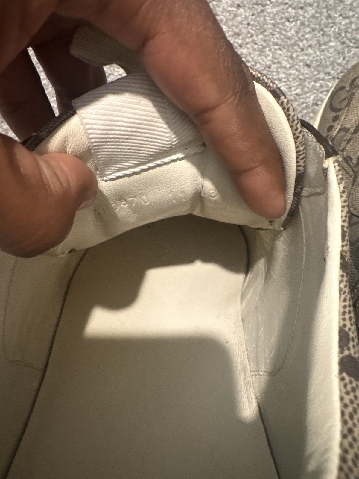 Gucci Gucci 100 Rython Sneaker ‘beige monogram’ Size US 11 / EU 44 - 6 Thumbnail