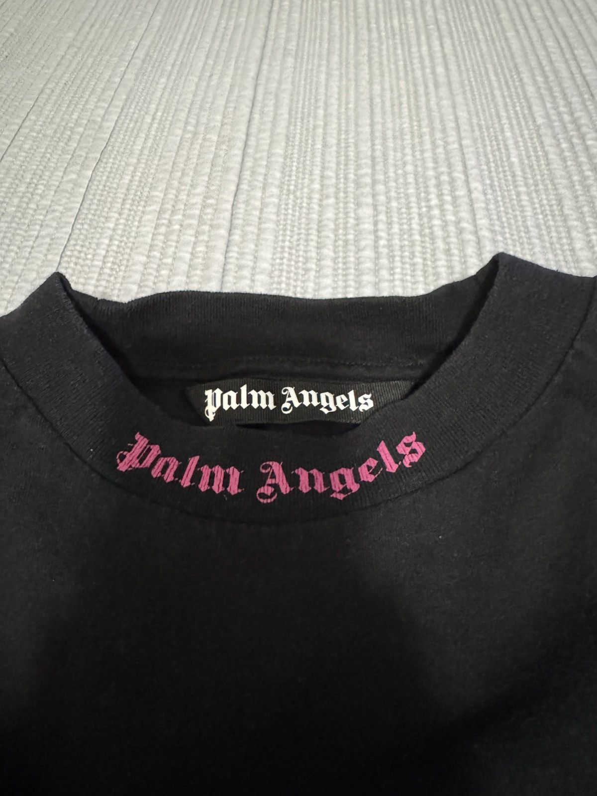 Palm Angels Palm Angels Doubled Logo Over T Shirt Size US L / EU 52-54 / 3 - 3 Thumbnail