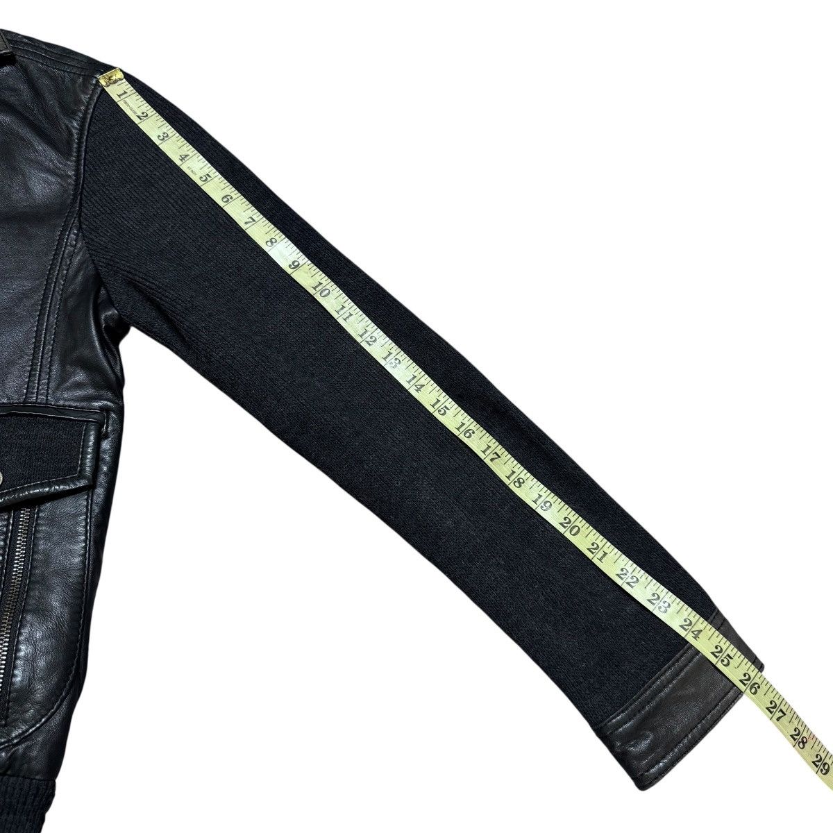 Dolce & Gabbana Dolce & Gabbana Leather Jacket Hybrid Patina Size US M / EU 48-50 / 2 - 25 Thumbnail