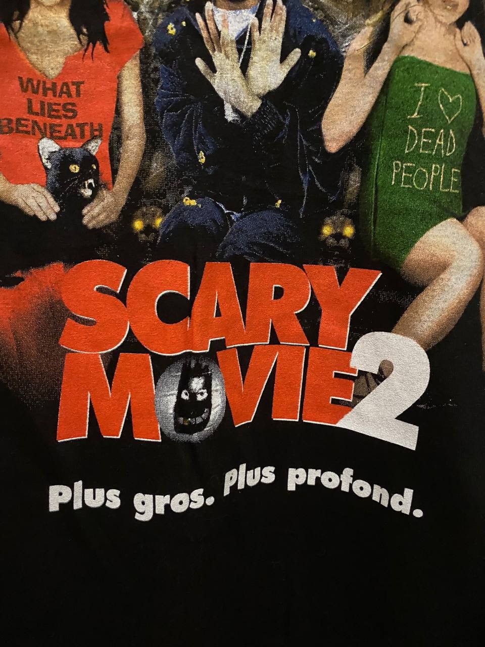 Vintage Vintage 00s Scary Movie Horror Tees Shirt Rare Size US M / EU 48-50 / 2 - 3 Thumbnail