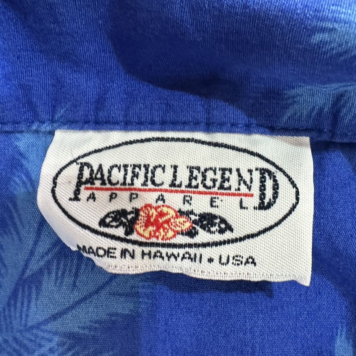 Pacific Legend × Vintage Pacific Legend Made in USA 100% Cotton Parrot Hawaiian Shirt Size US L / EU 52-54 / 3 - 3 Thumbnail