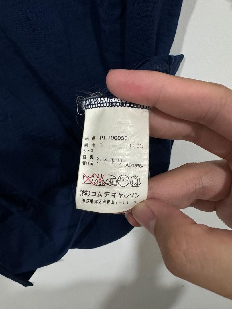Comme des Garcons Homme Plus × Vintage Vintage AD1998 CDG Homme Plus Holed Tee Size US S / EU 44-46 / 1 - 8 Thumbnail