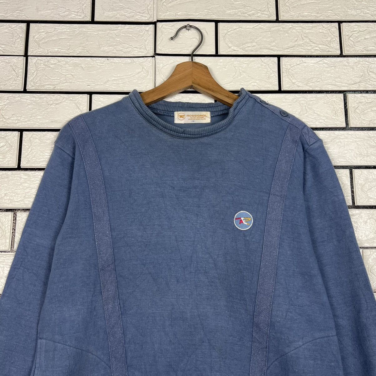 Japanese Brand ROSSIGNOL Mitsui-Bussan Crewneck Sweatshirt #4230-C193 Size US M / EU 48-50 / 2 - 2 Thumbnail
