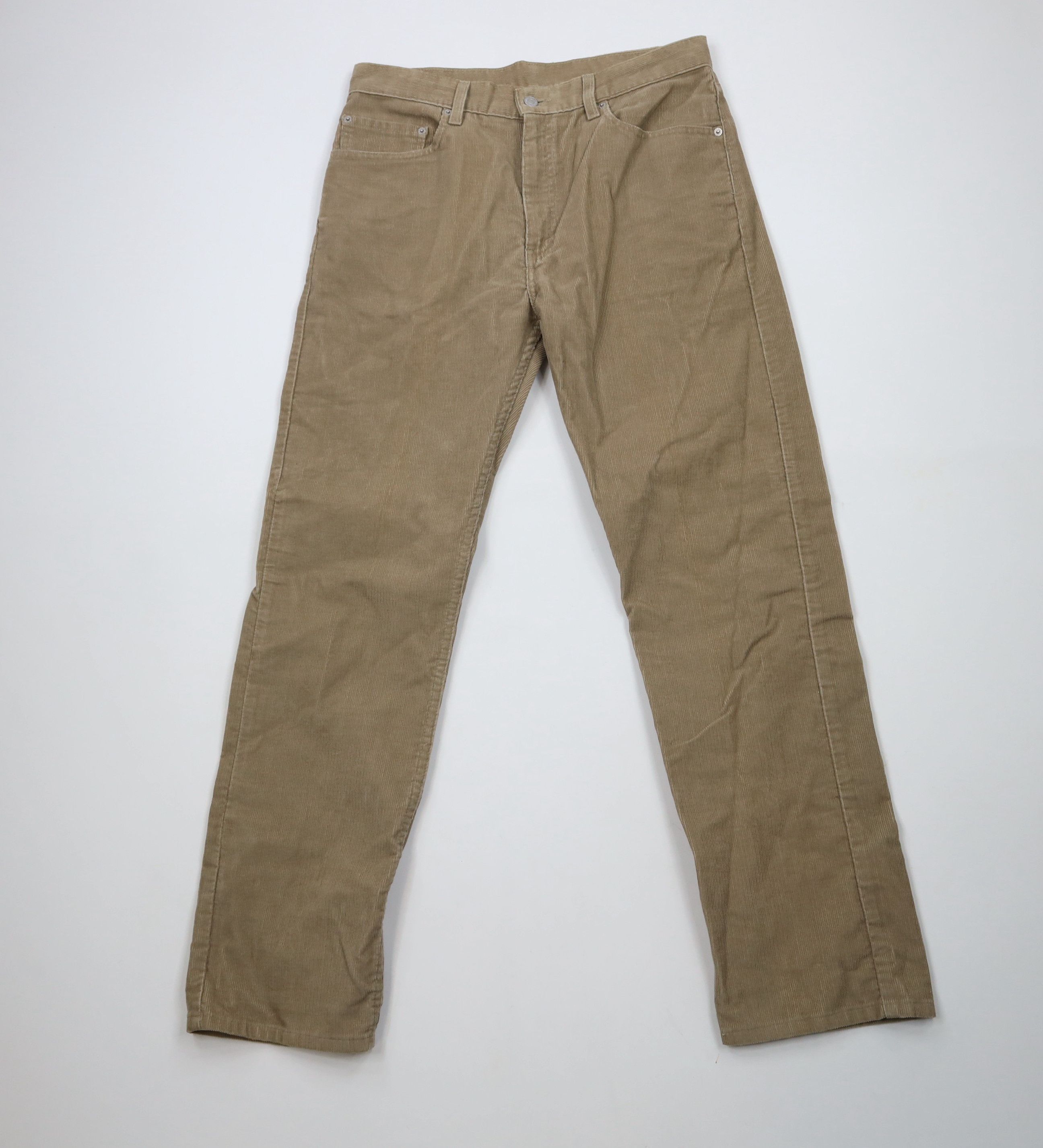 Levi's × Vintage Vintage Y2K 2000 Levis 505 Straight Leg Corduroy Pants Size US 34 / EU 50 - 1 Thumbnail