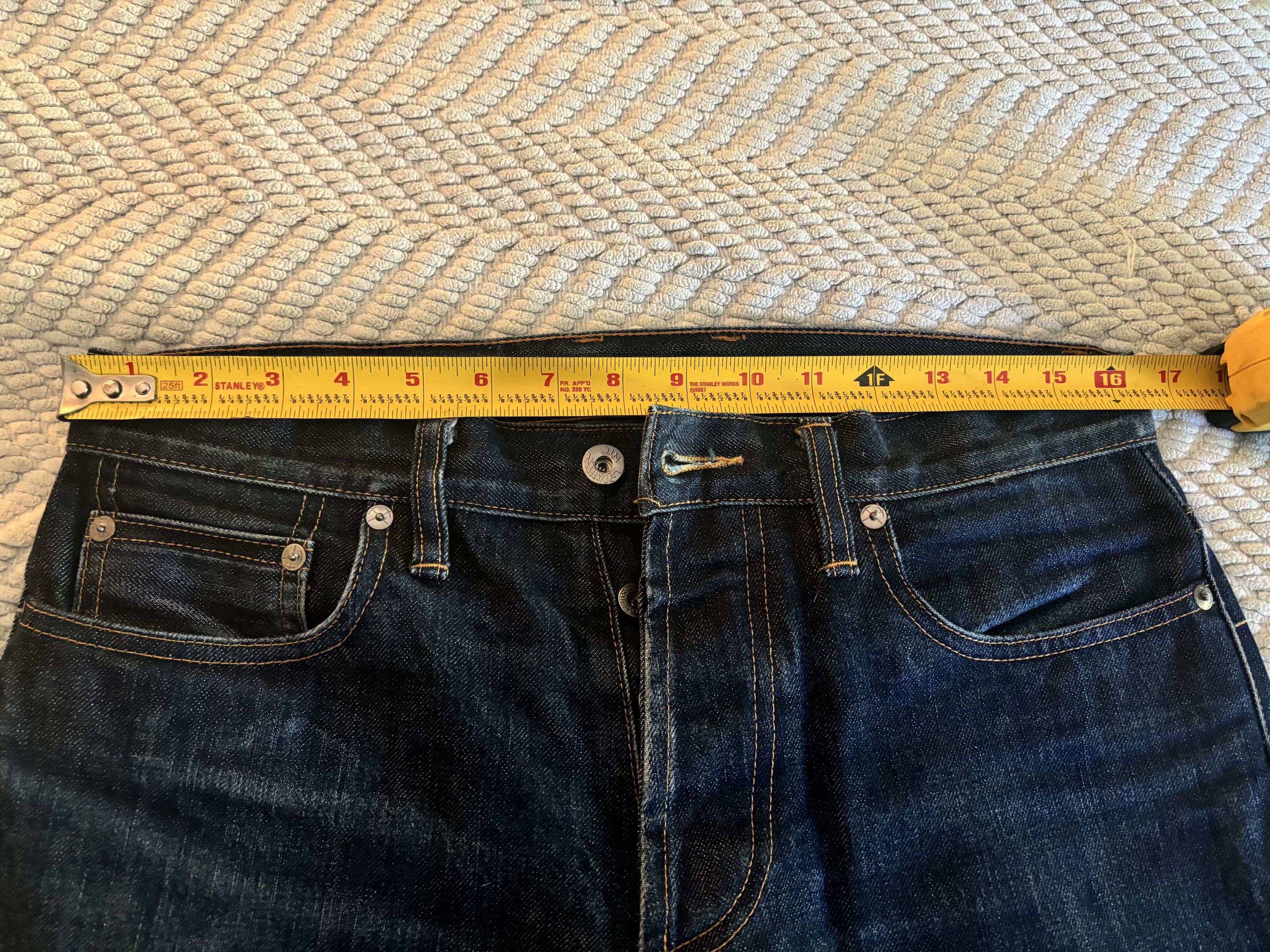 3sixteen 3Sixteen Raw Selvedge Denim ST-100x Size US 31 - 4 Thumbnail