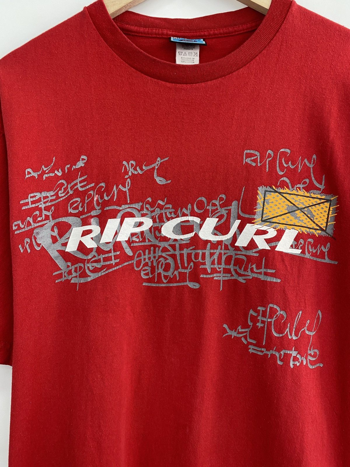 Rip Curl × Vintage Vintage 90s Rip Curl Australia surf style t-shirt Rare Retro Size US XL / EU 56 / 4 - 4 Thumbnail