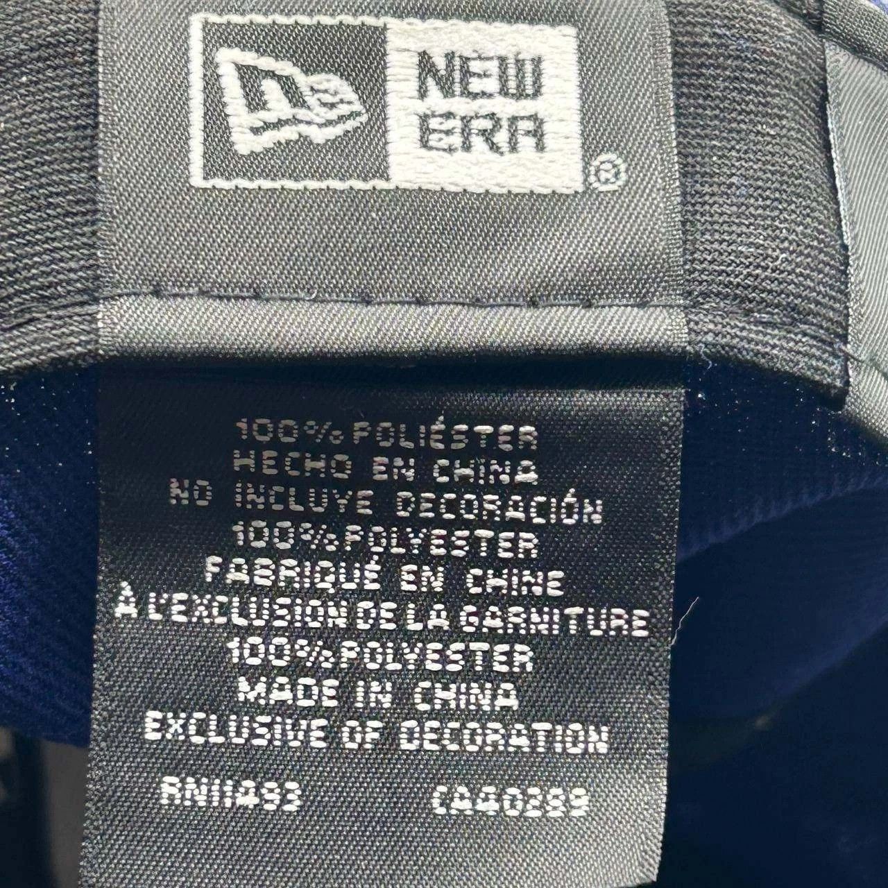 New Era Los Angeles LA Dodgers Hat Men 7 1/8 Blue MLB Fitted Cap Size ONE SIZE - 3 Thumbnail