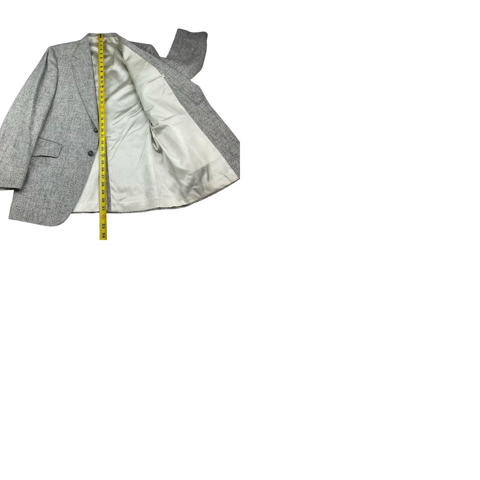 Vintage VINTAGE Sheplers Western Cowboy Tweed Blazer Gray 42R Men’s USA Size 42R - 9 Thumbnail