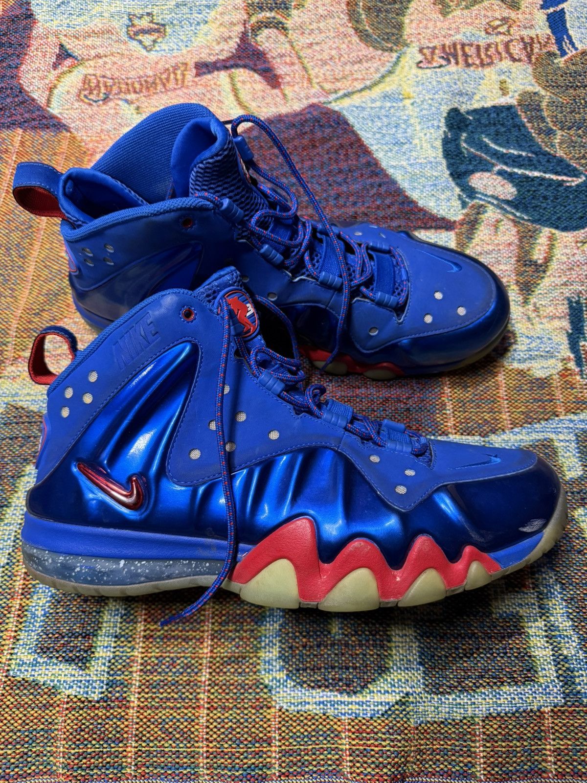 Nike Nike Barkley Posite Max 76ers Size US 11.5 / EU 44-45 - 1 Thumbnail