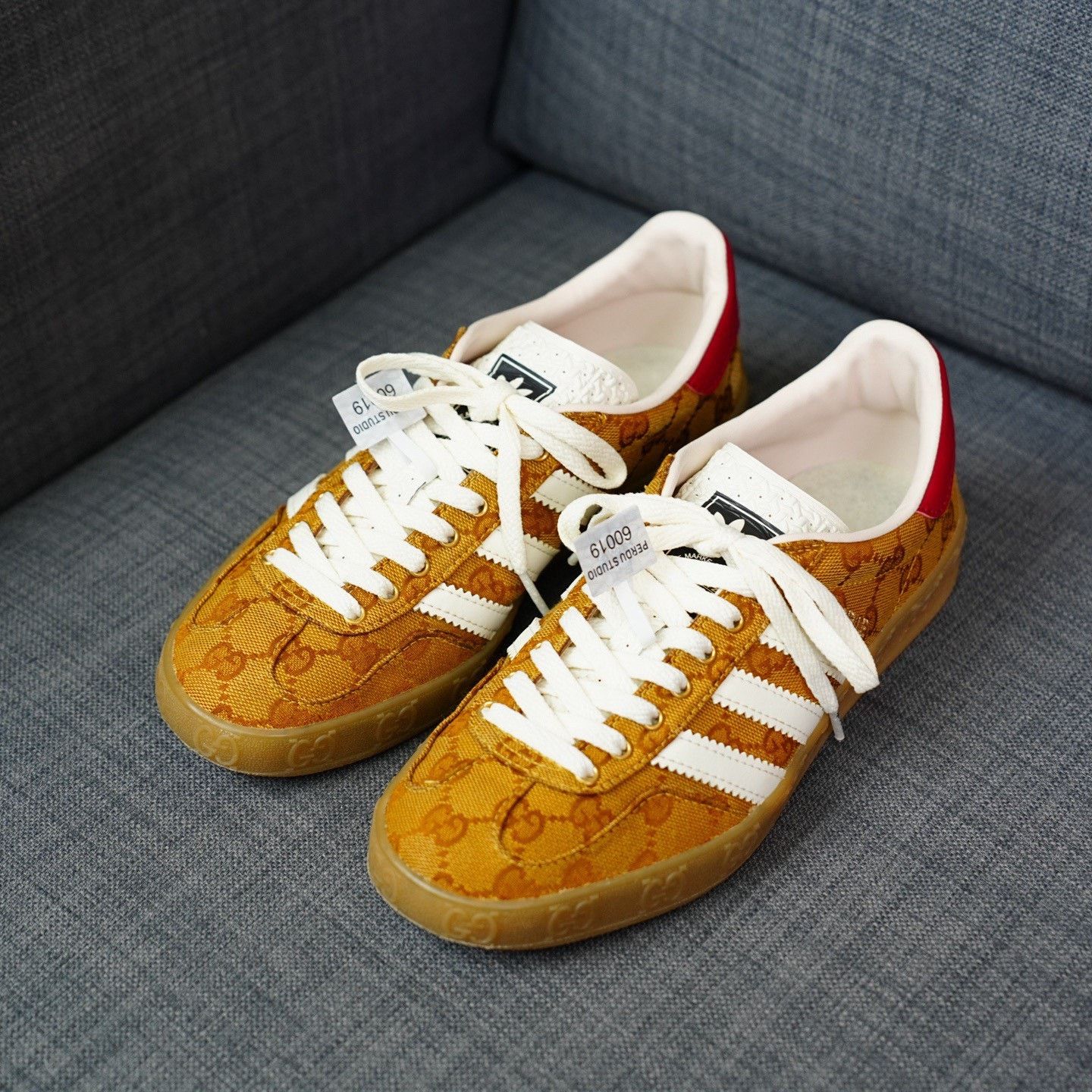 Gucci Gucci Collab Brown Lowtop Sneakers us_8-5 Women Size US 8.5 / IT 38.5 - 1 Thumbnail
