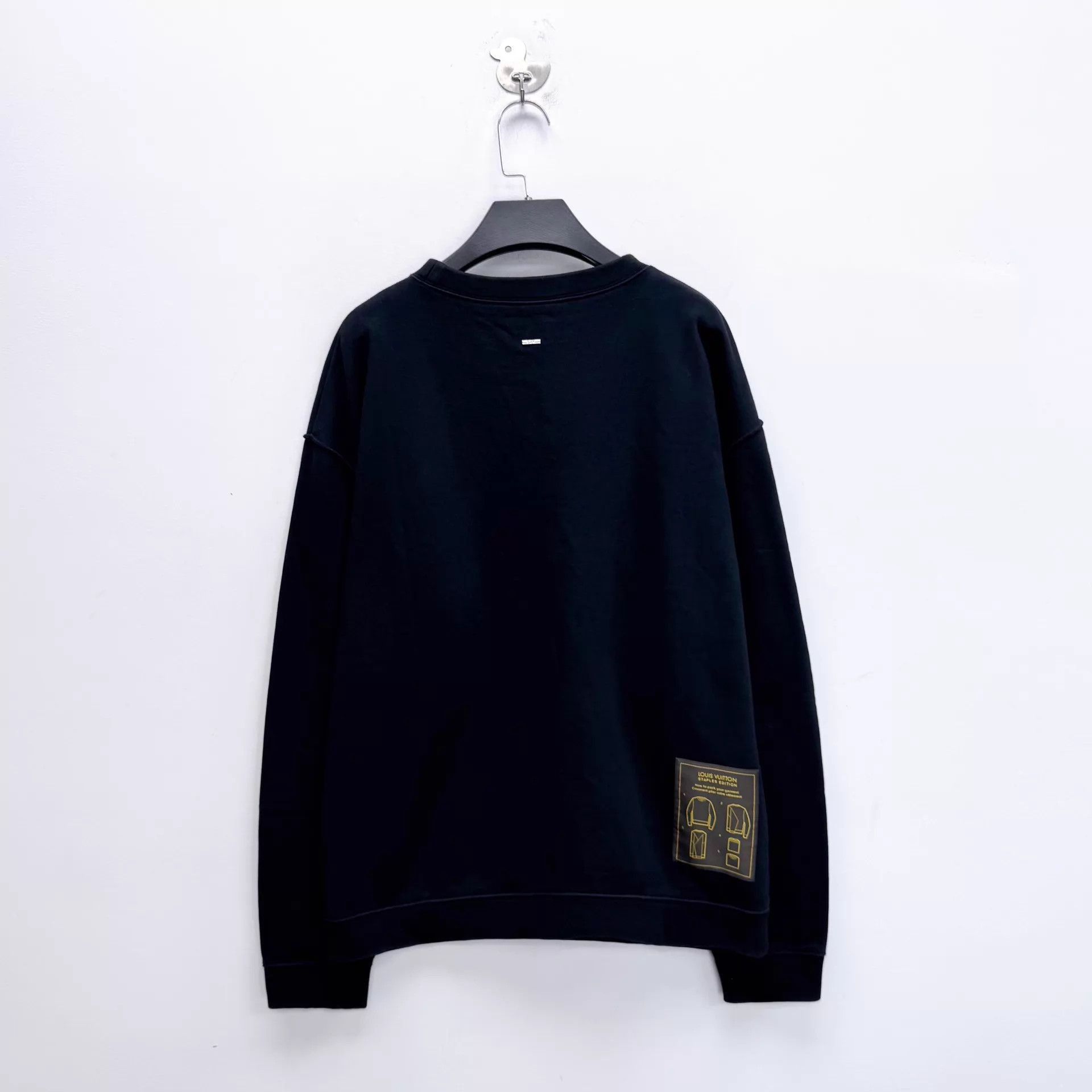 Louis Vuitton Black Long-Sleeve Sweatshirt Size US XL / EU 56 / 4 - 1 Thumbnail