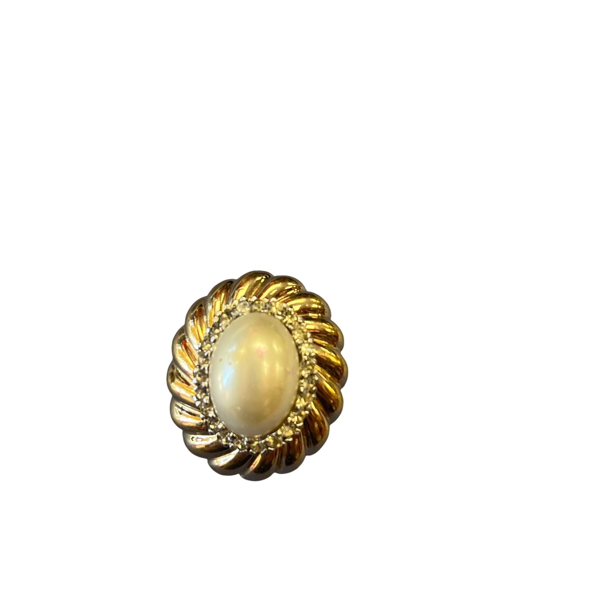 Other Panetta Vintage faux pearl rhinestones gold tone clip on ear Size ONE SIZE - 2 Thumbnail