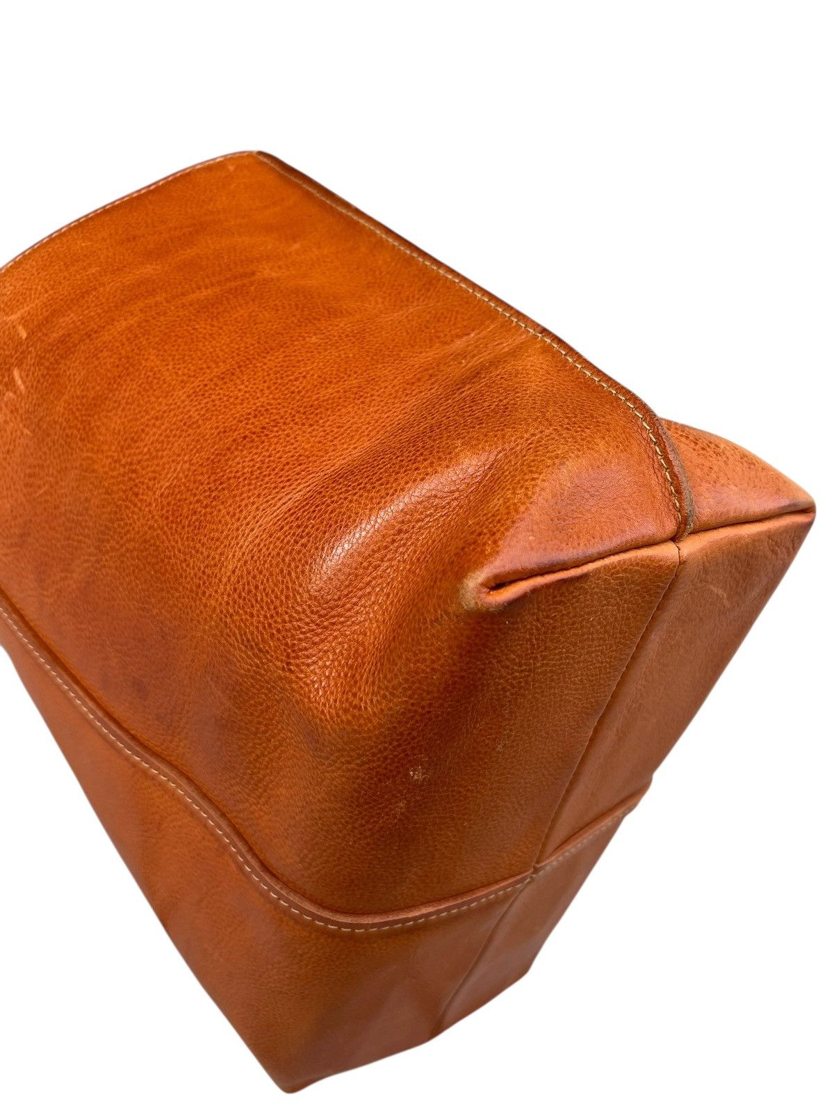 Leather Genten Japan Patina Leather Tote Bag Size ONE SIZE - 14 Thumbnail