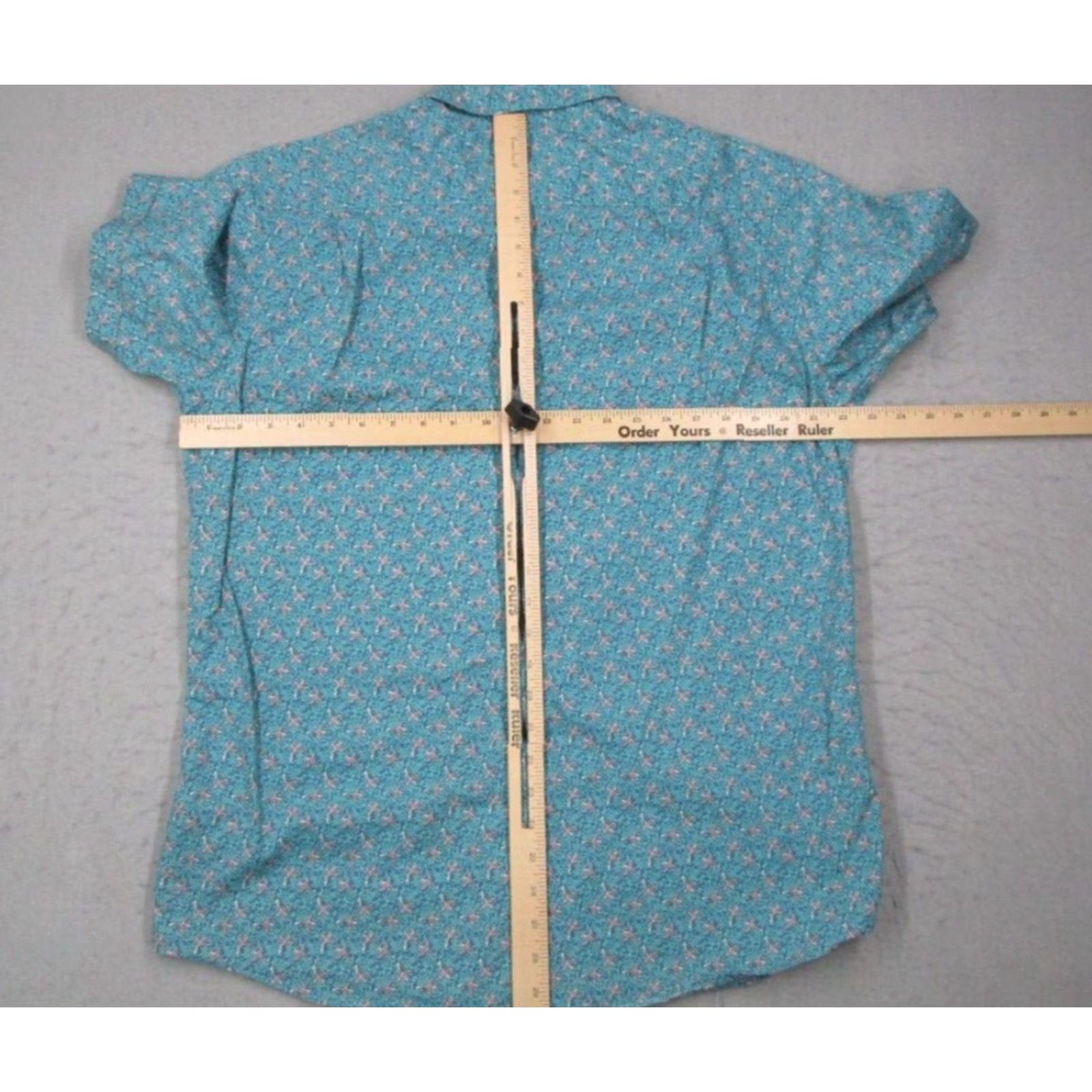 Rodd & Gunn VINTAGE? No, actually not vintage. Title: Rodd & Gunn Shirt Men XL Blue Floral Short Sleeve Button-Up AOP Birds Casual Workwear Size US XL / EU 56 / 4 - 6 Thumbnail