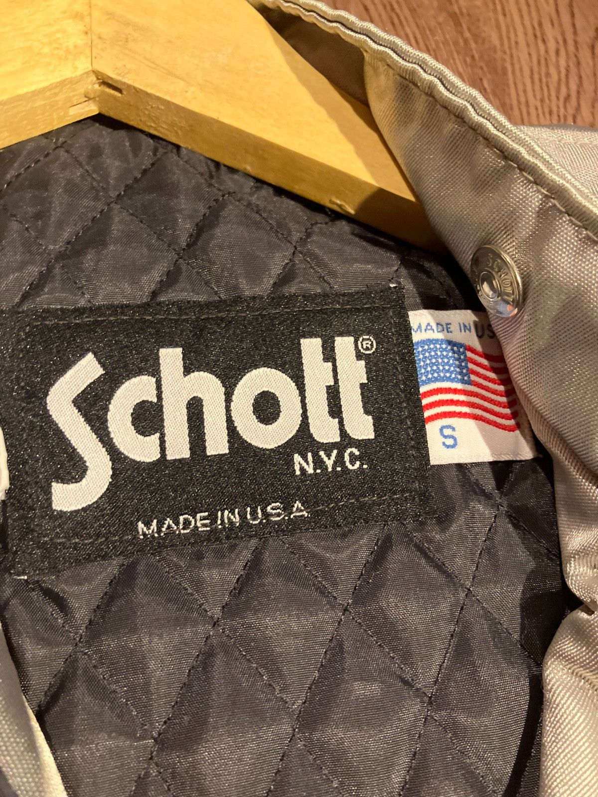 Schott Schott MOTO Silver Jacket Size US L / EU 52-54 / 3 - 5 Thumbnail