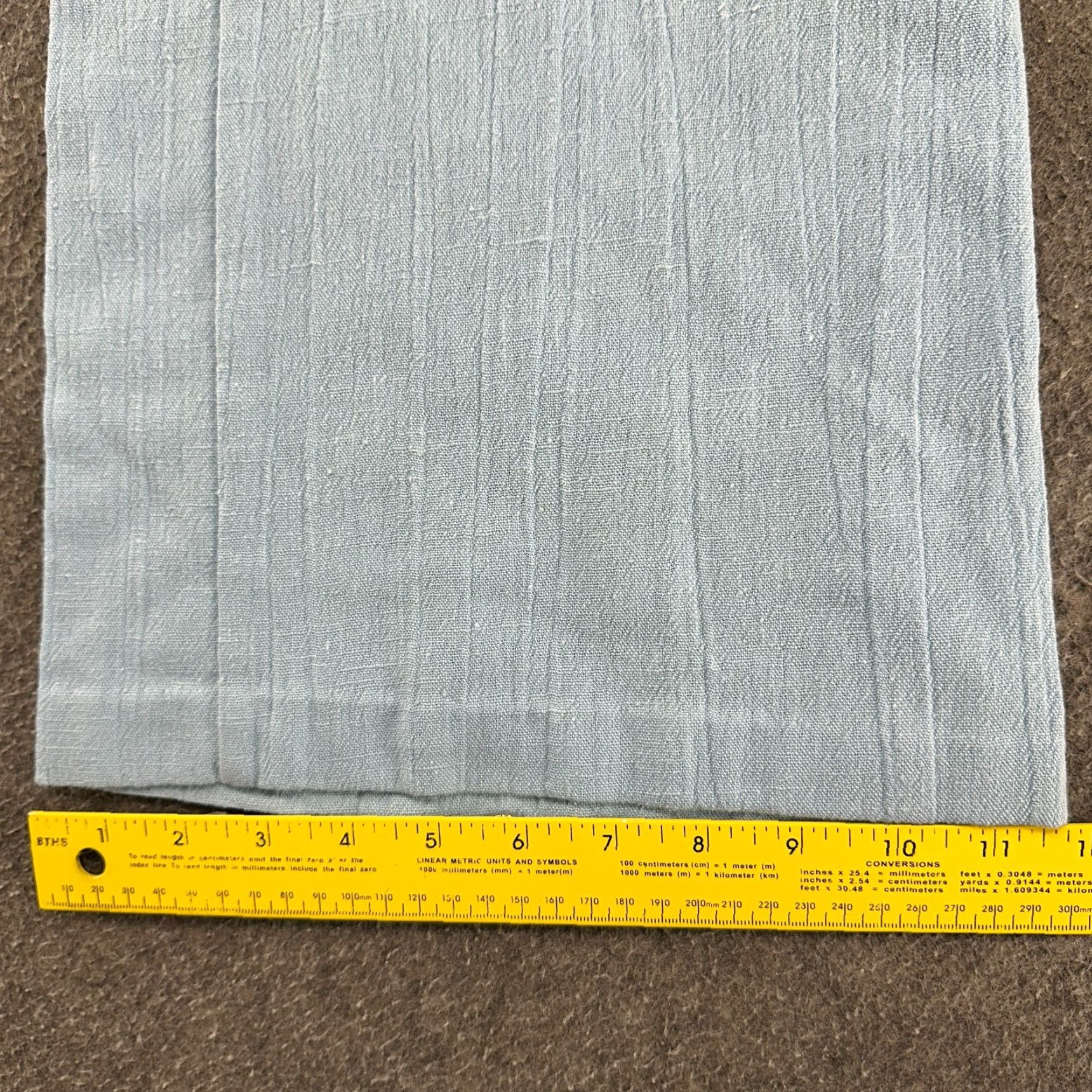 Bell VINTAGE Flare Pants Womens 24x30 Blue Polyester Bell Bottom 70s Wide-Leg Rock Jeans? Size 42" / US 20 - 7 Thumbnail