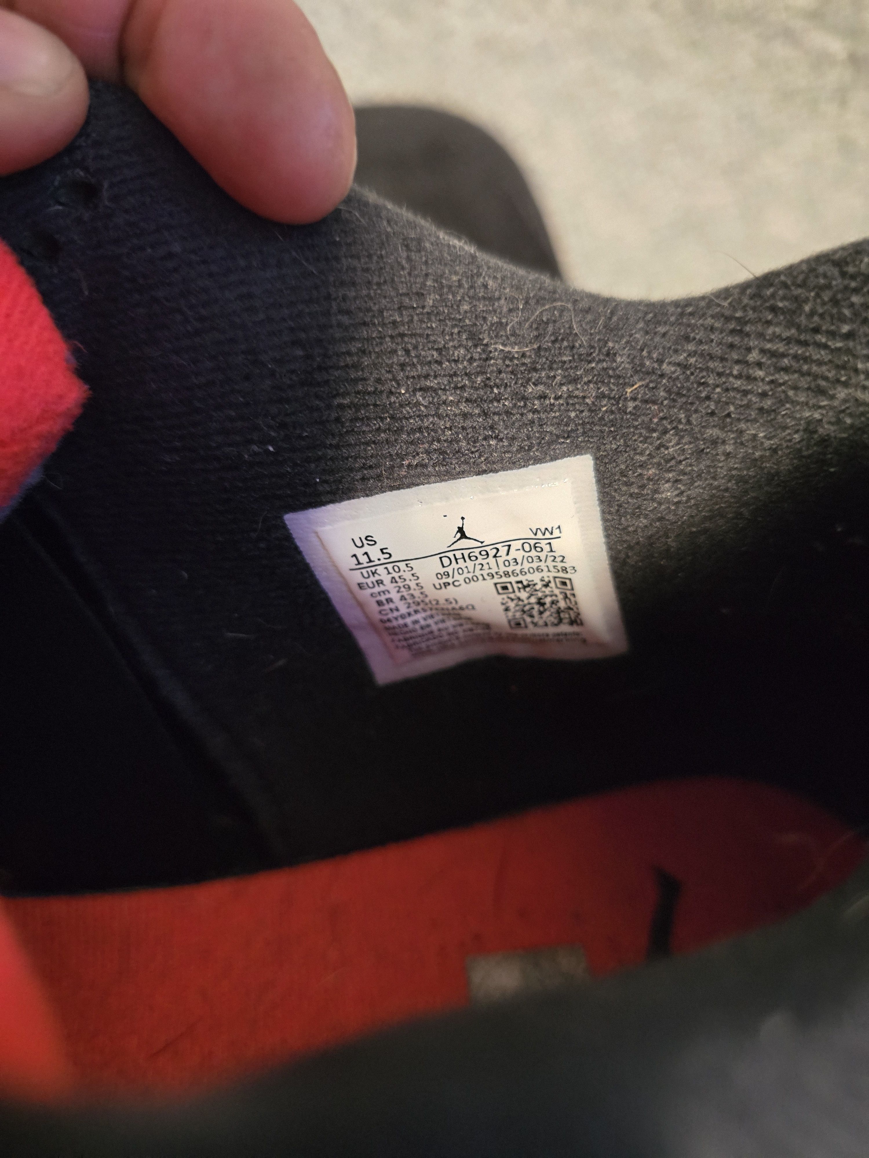 Jordan Brand × Nike Jordan 4 Infrared Size US 11.5 / EU 44-45 - 6 Thumbnail