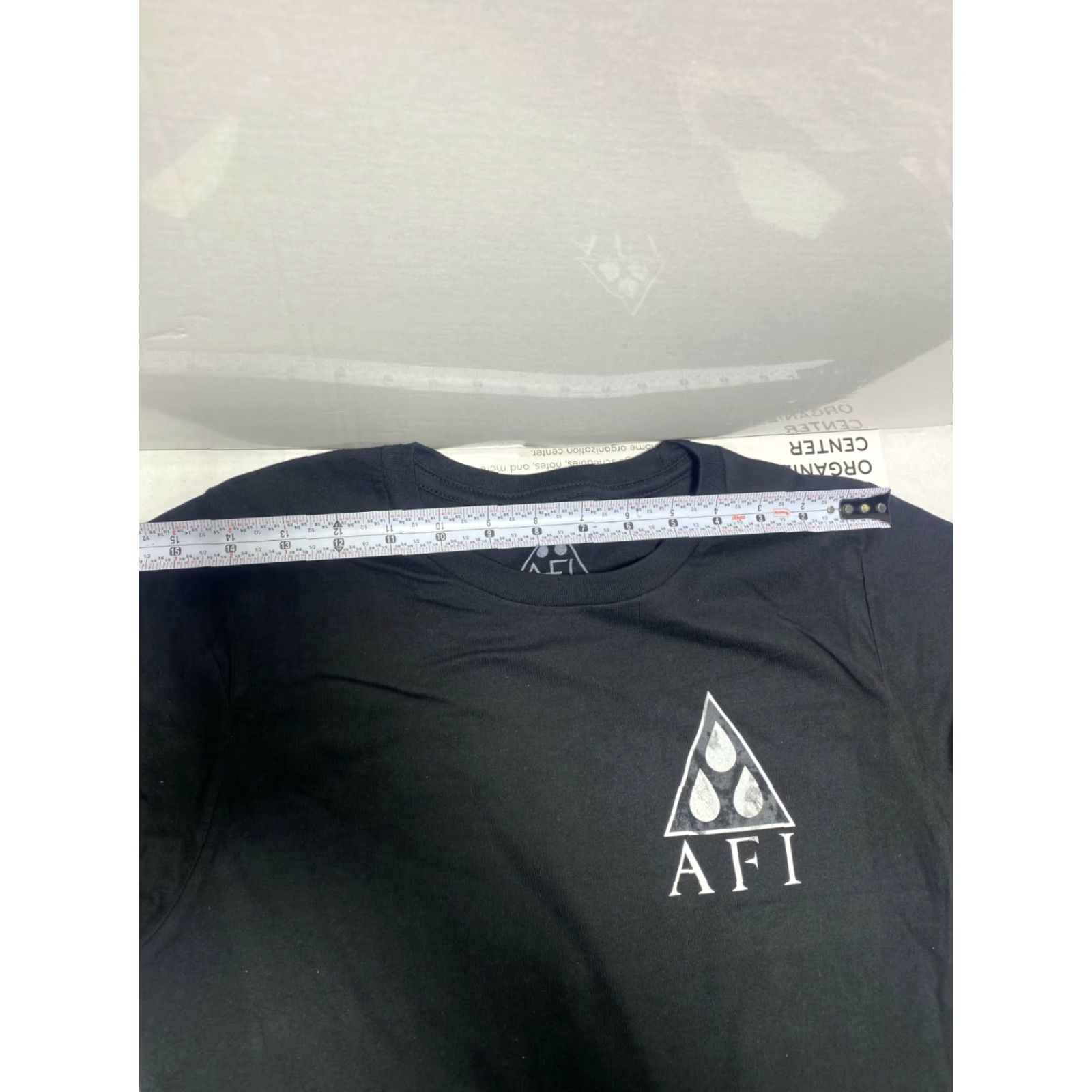 Triangl VINTAGE AFI Blood Album Triangle T-Shirt Black Unisex Adult S Long Sleeve Official Merchandise 2017 Band Size US S / EU 44-46 / 1 - 4 Thumbnail