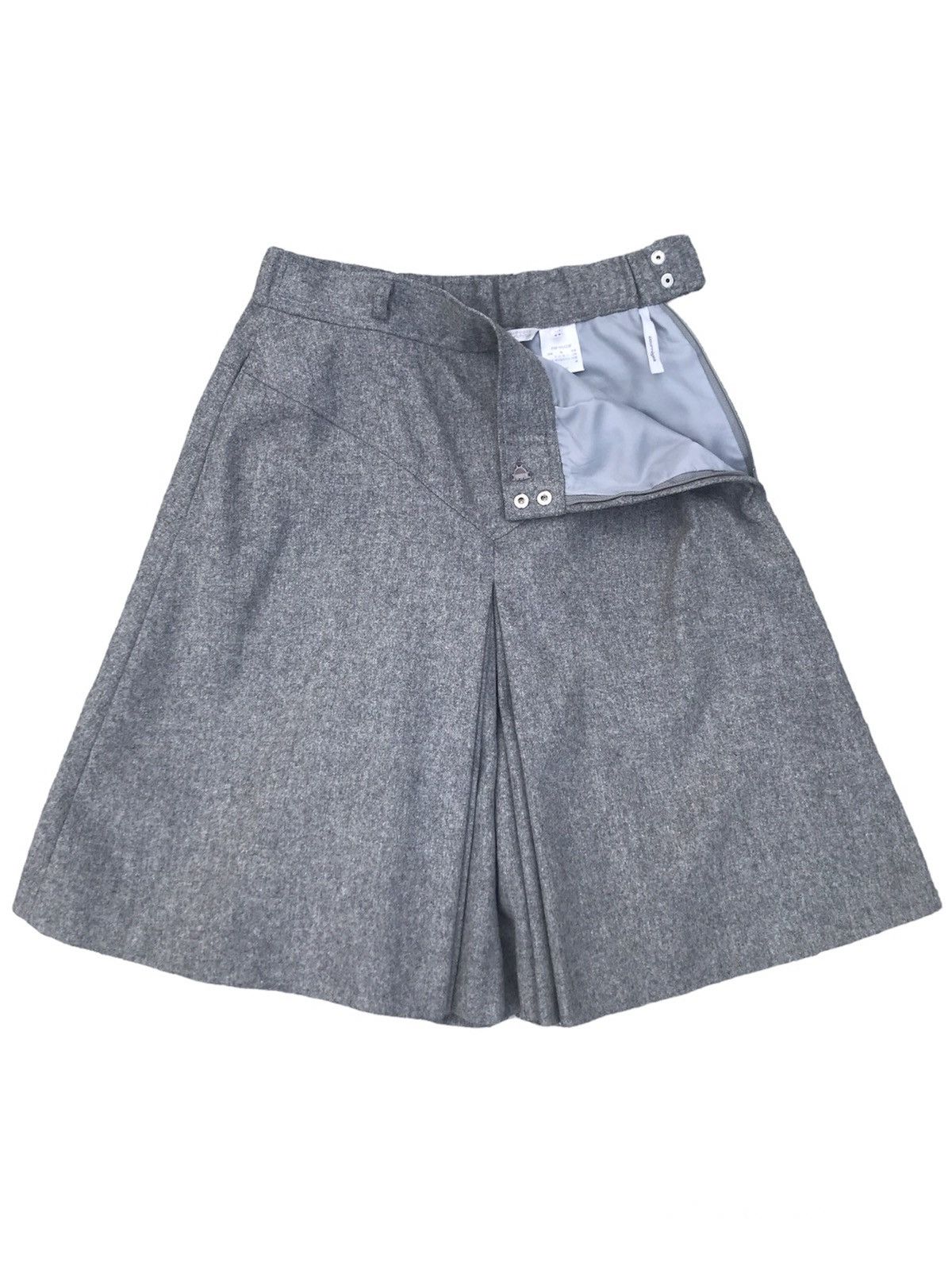Courreges Vintage Courreges Sport Futur Wool Skort Size 25" / US 0 / IT 36 - 2 Thumbnail