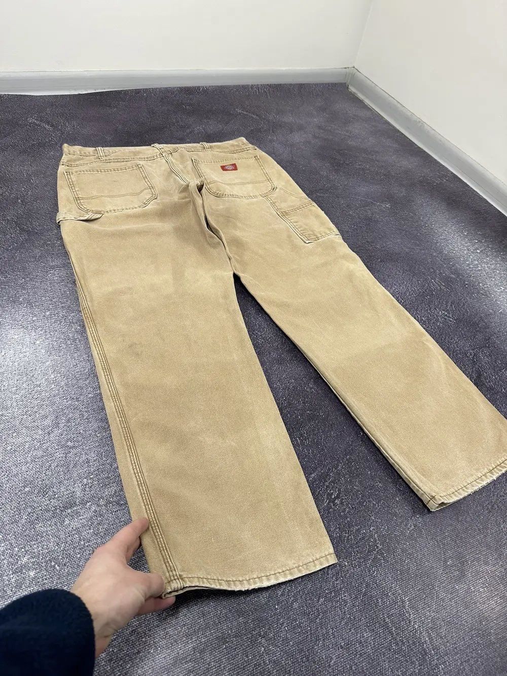 Dickies Vintage 90s Dickies Carpenter Opium Faded Cargo Work Pants Size US 38 / EU 54 - 3 Thumbnail