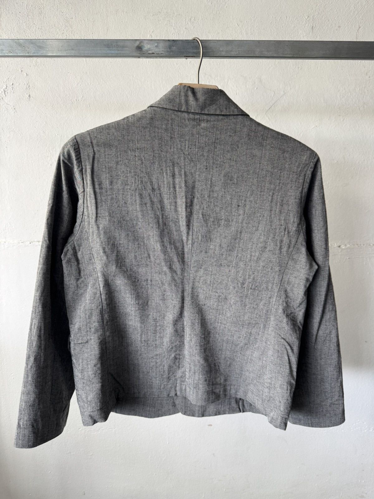 Issey Miyake 90s Hai Sporting Gear Rayon Wool Button jacket Size M / US 6-8 / IT 42-44 - 6 Thumbnail