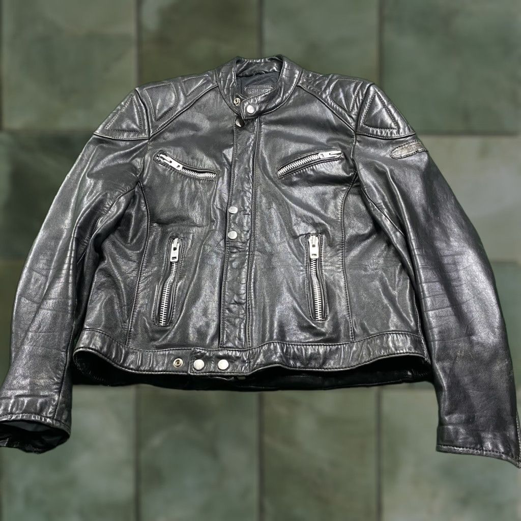 Vintage VINTAGE Hein Gericke Leather Jacket Mens M Black Motorcycle Jacket Hooded All Seasons Full Zip Casual 80s 90s USA Racing Riding Dancing? Size US M / EU 48-50 / 2 - 1 Thumbnail
