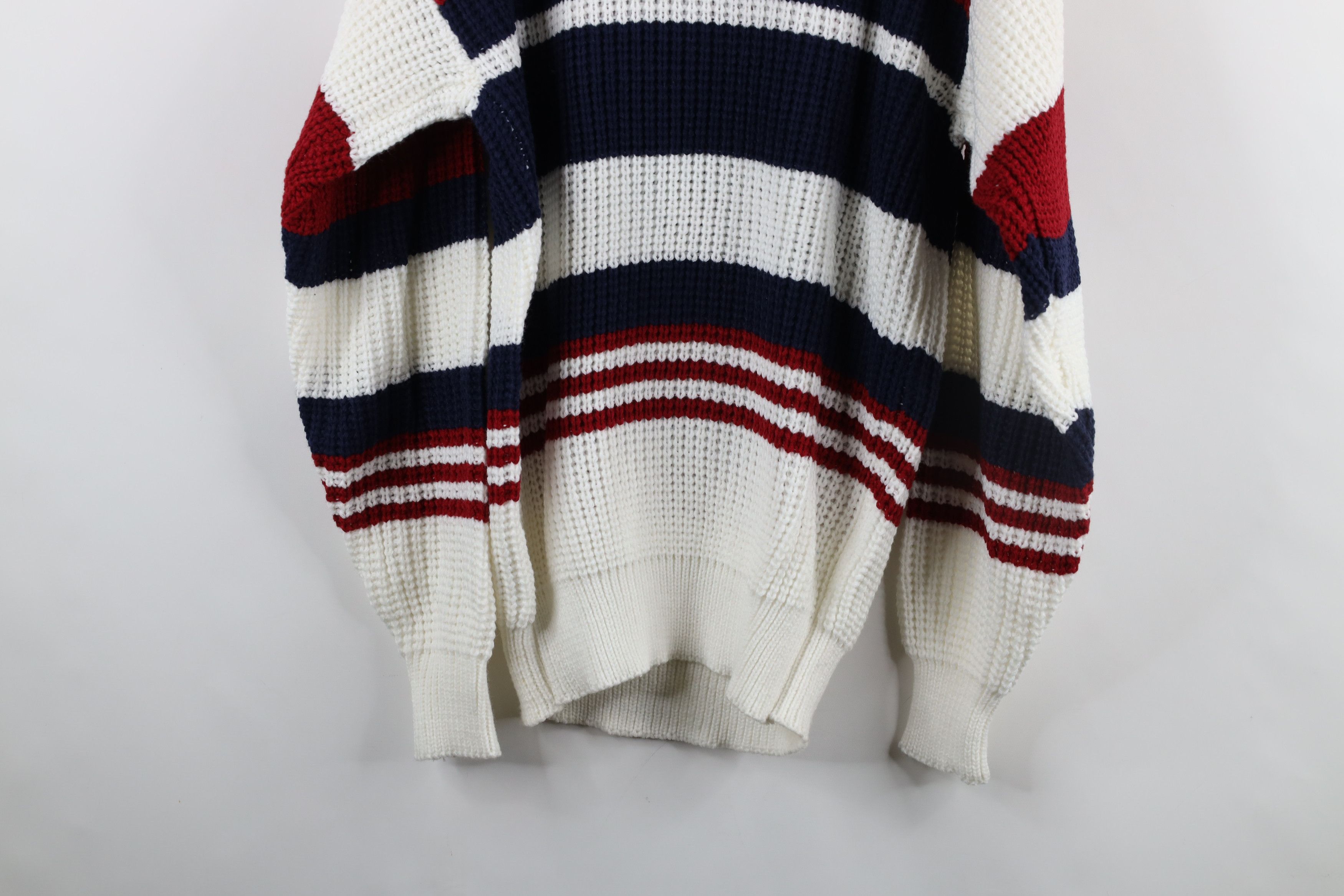 Vintage Deadstock Vintage 90s Streetwear Chunky Ribbed Knit Sweater Size US M / EU 48-50 / 2 - 10 Thumbnail