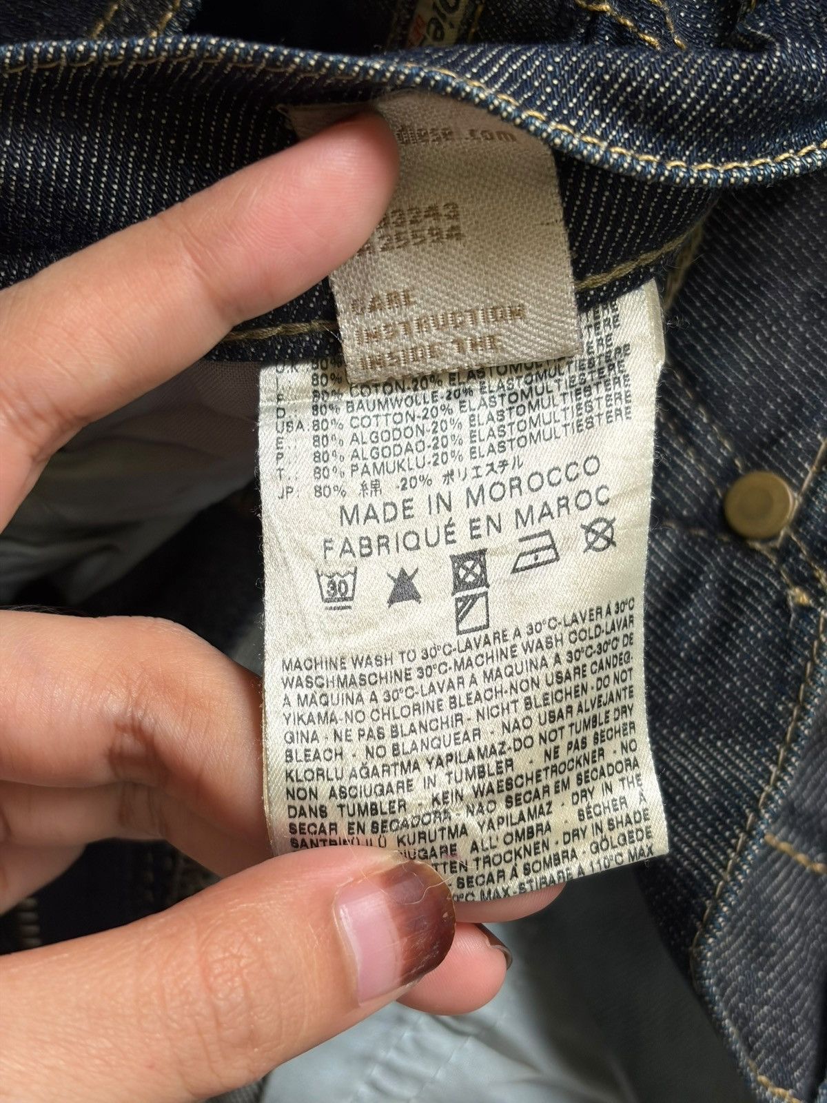 Diesel Vintage Italy Diesel Livy Faded Wash Distressed Jeans Size 27" / US 4 / IT 40 - 5 Thumbnail