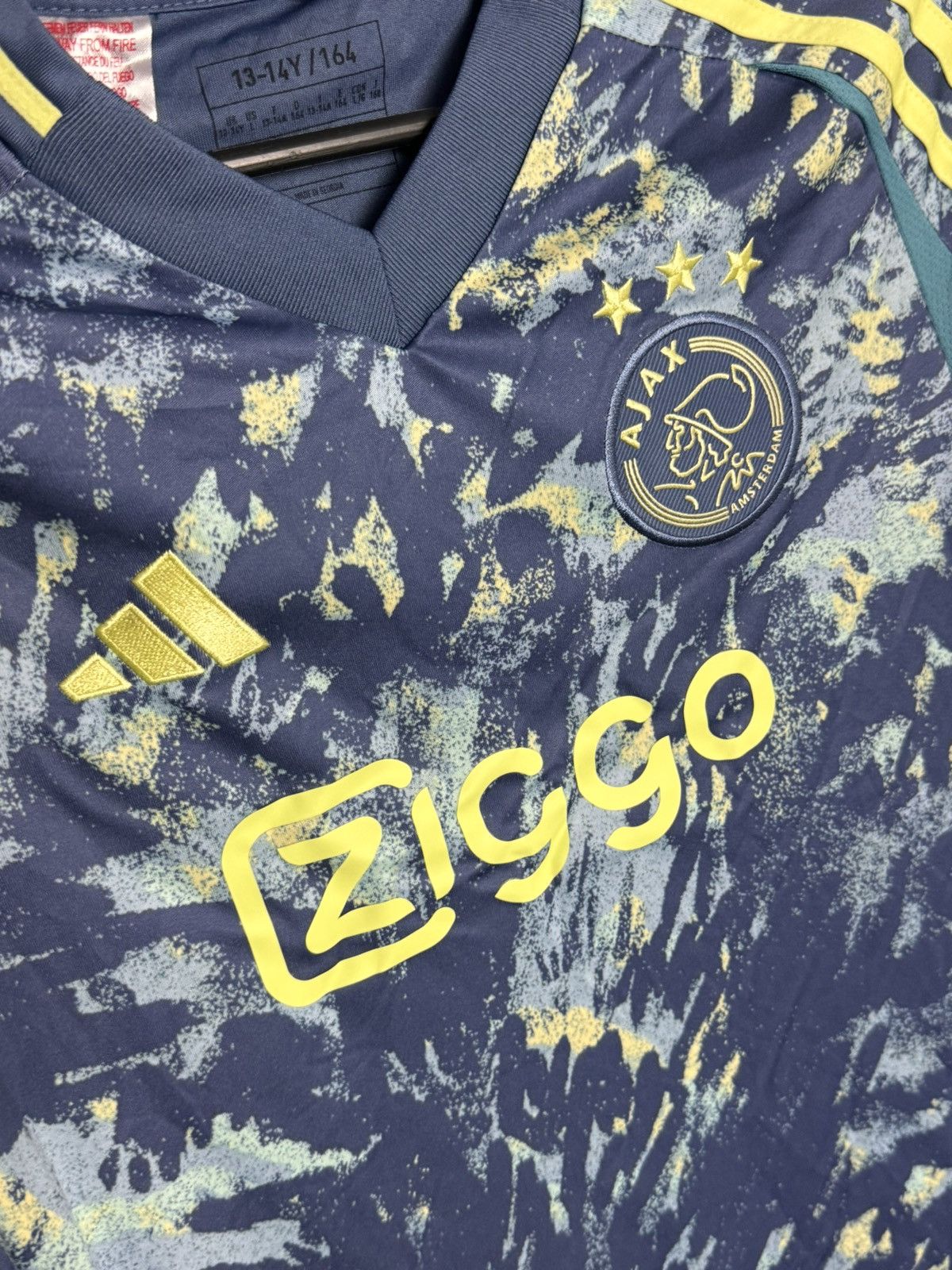 Adidas KIDS New Ajax 24/25 Away Godts Football Jersey T-Shirt Size US XS / EU 42 / 0 - 4 Thumbnail