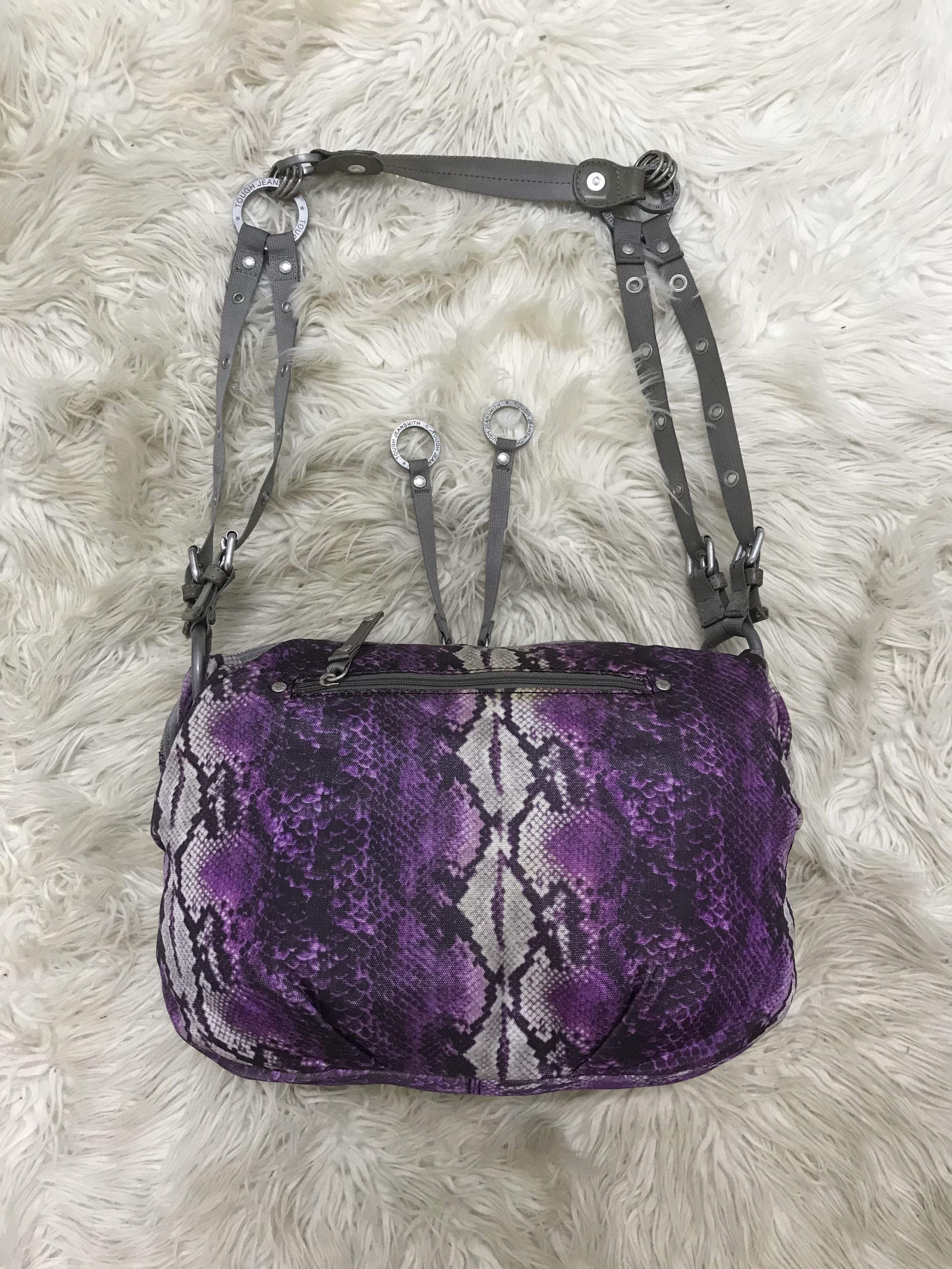 Hysteric Glamour Vintage Touch Jean Smith Ladies Shakeskin Half leather Bag Size ONE SIZE - 7 Thumbnail