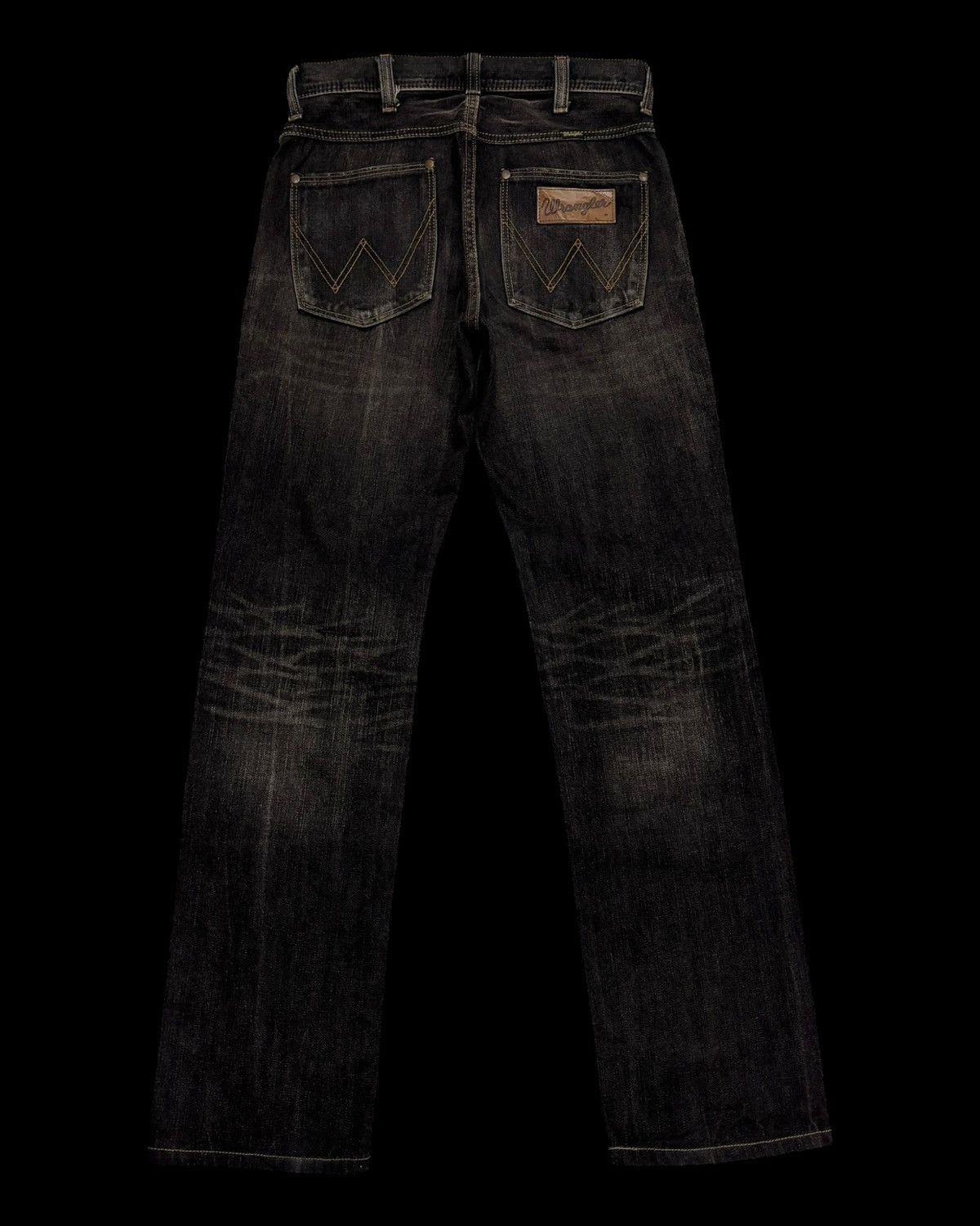 14th Addiction 💥Hype💥90s Style Distress Jean Wrangler Black Denim Size US 30 / EU 46 - 8 Thumbnail