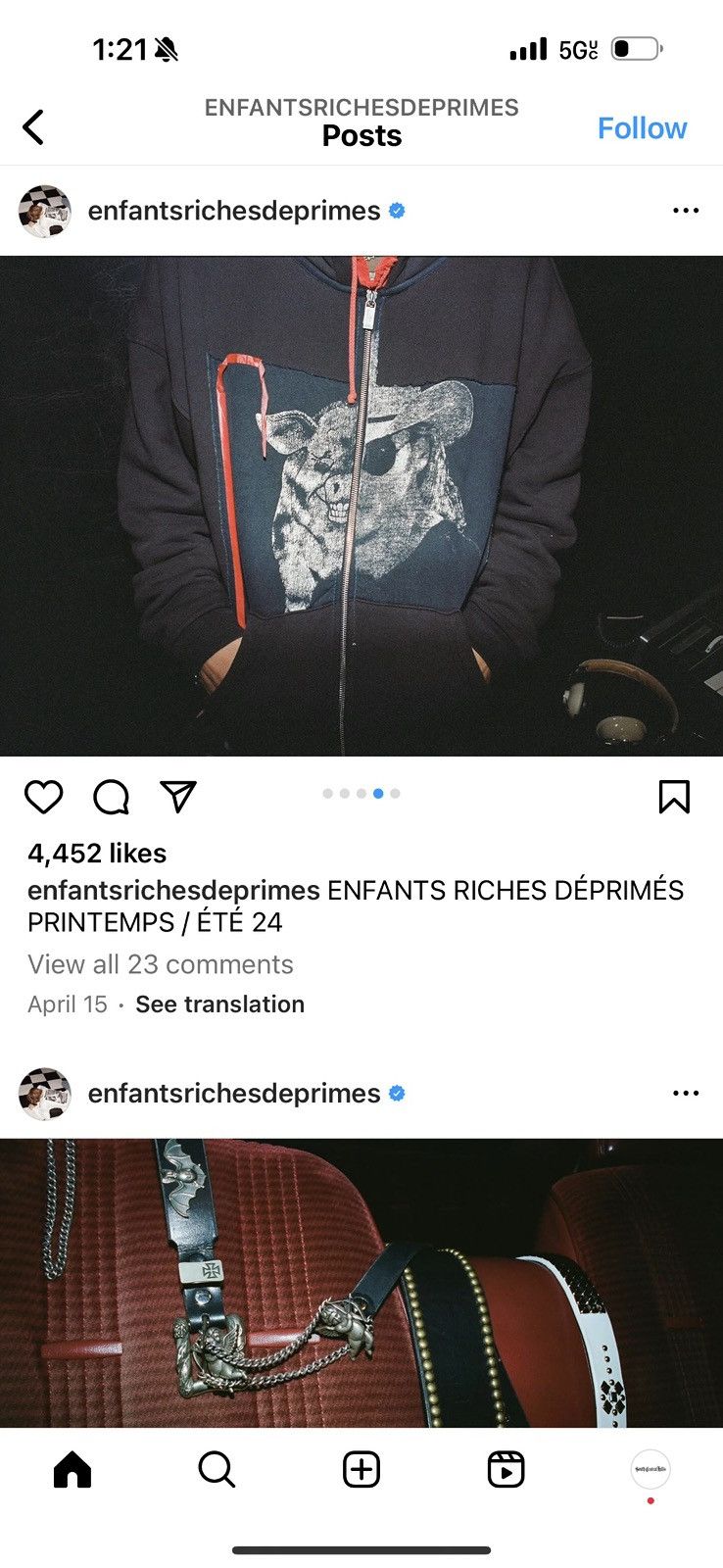 Enfants Riches Deprimes Erd Pig Allen Hoodie Size US M / EU 48-50 / 2 - 6 Thumbnail