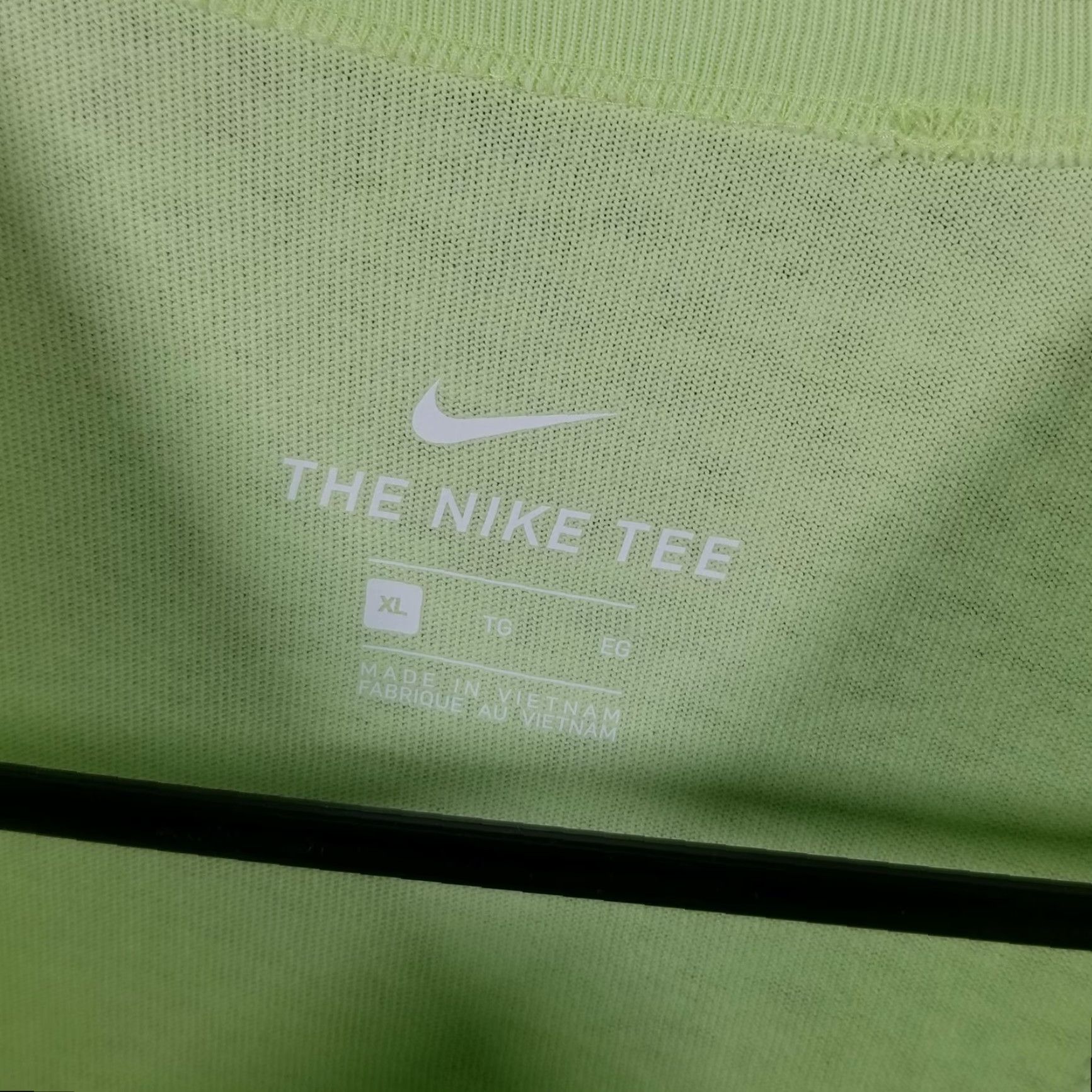 Nike Nike Sportswear Casual T-Shirt Men XL Green Short Sleeve Crew Neck Logo Cotton All Seasons Size US XL / EU 56 / 4 - 3 Thumbnail