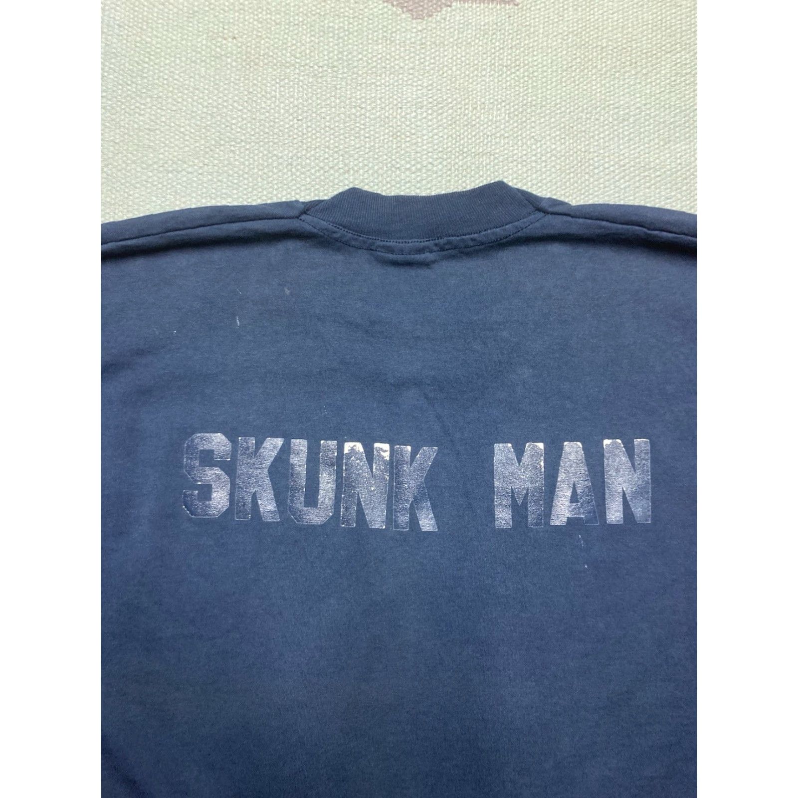 Fruit Of The Loom VINTAGE 90s Fruit of the Loom T-Shirt 4H camp Palmer farm Skunk Man FOTL XL Blue Mens Size US XL / EU 56 / 4 - 7 Thumbnail
