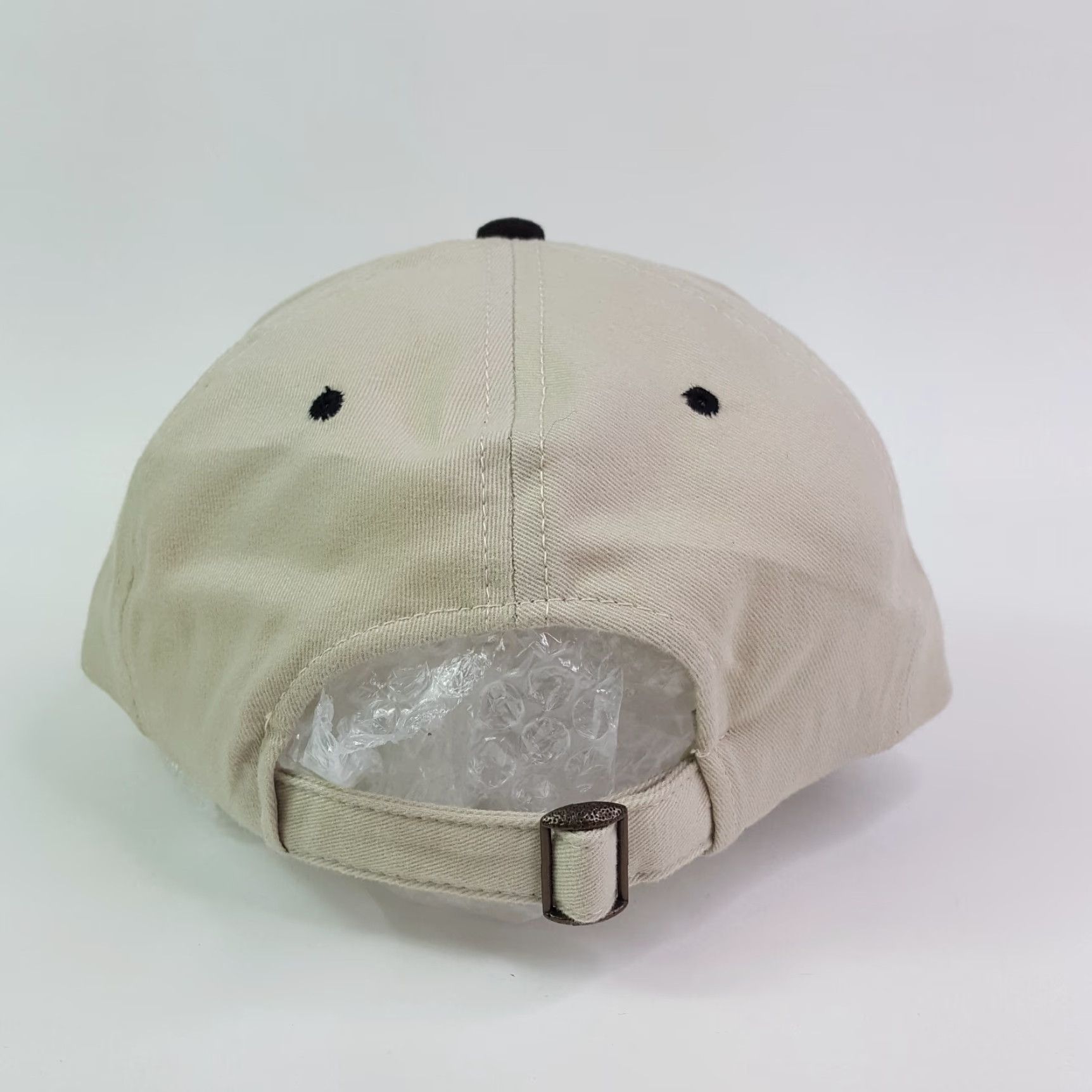 Vintage VINTAGE Outdoor Cap Beige Hat Twill Trucker Cap 90s Sports Casual Embroidered Adjustable Strap Baseball Men Mens Size ONE SIZE - 5 Thumbnail