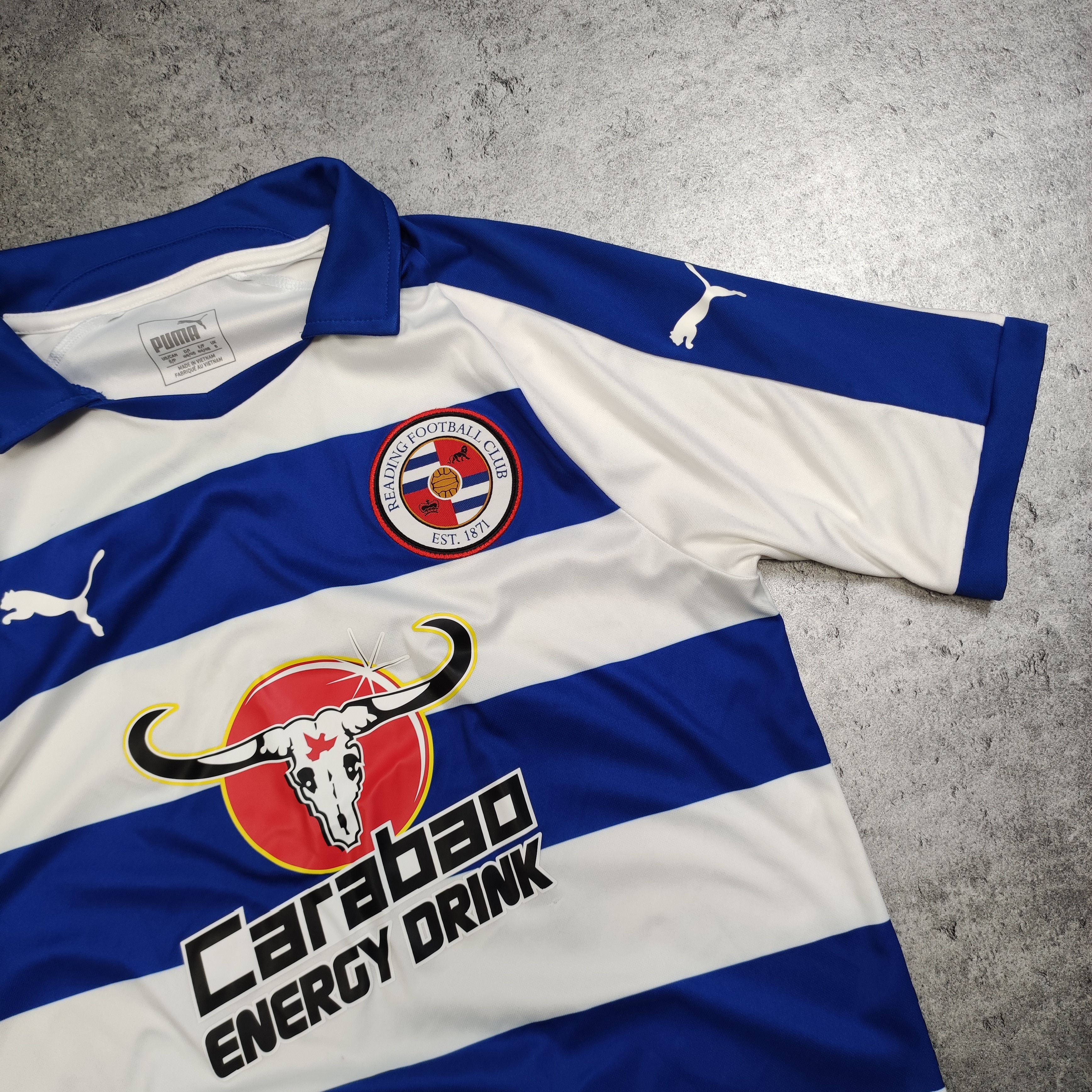 Vintage RARE Reading Football Club Carabao Home Puma Jersey Size US S / EU 44-46 / 1 - 5 Thumbnail