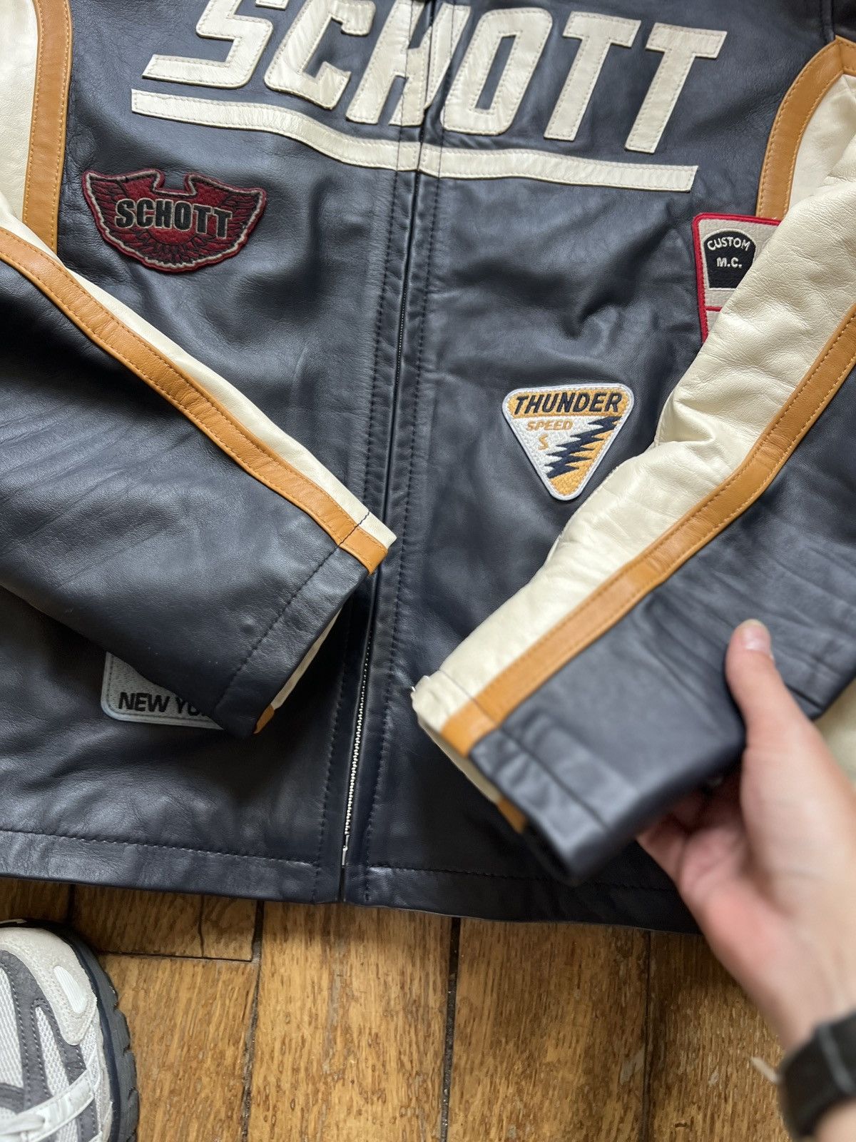 Schott JACKET RACE MOTOR SCHOTT Size 48L - 6 Thumbnail