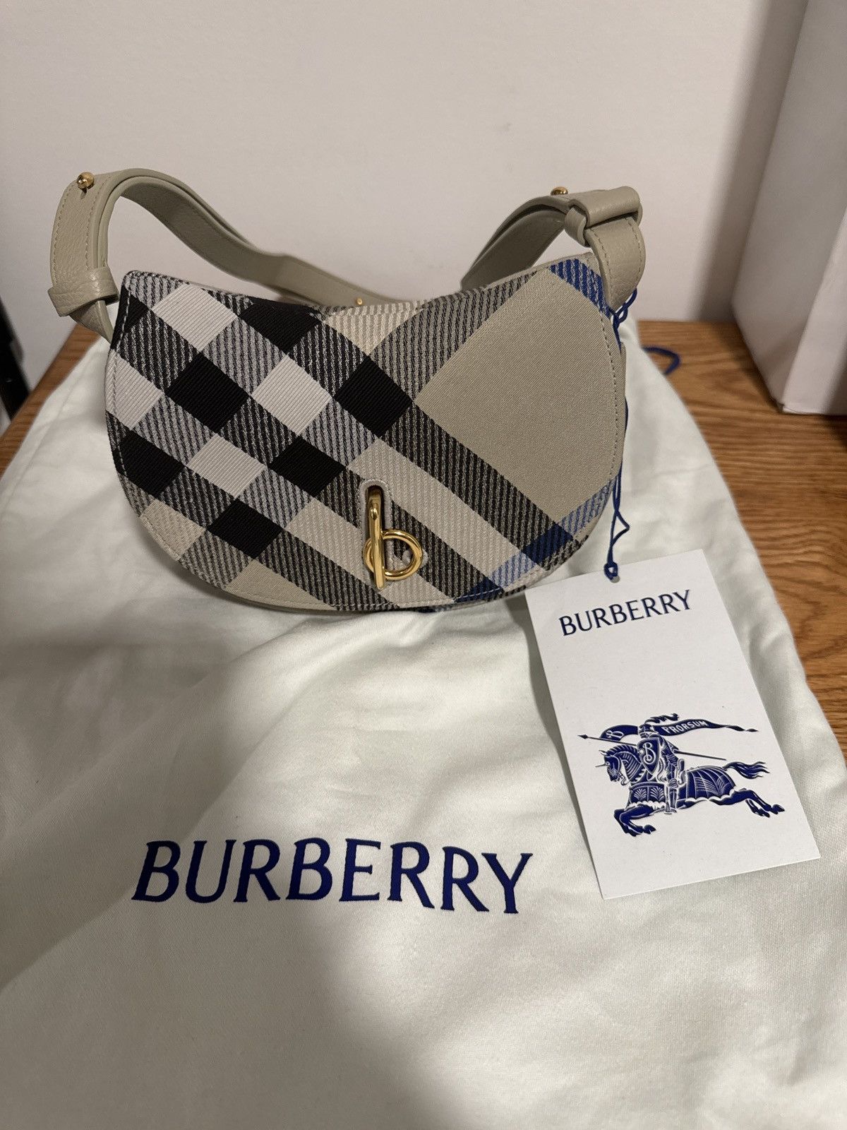 Burberry Burberry Rocking horse checkered cross body bag Size ONE SIZE - 1 Thumbnail