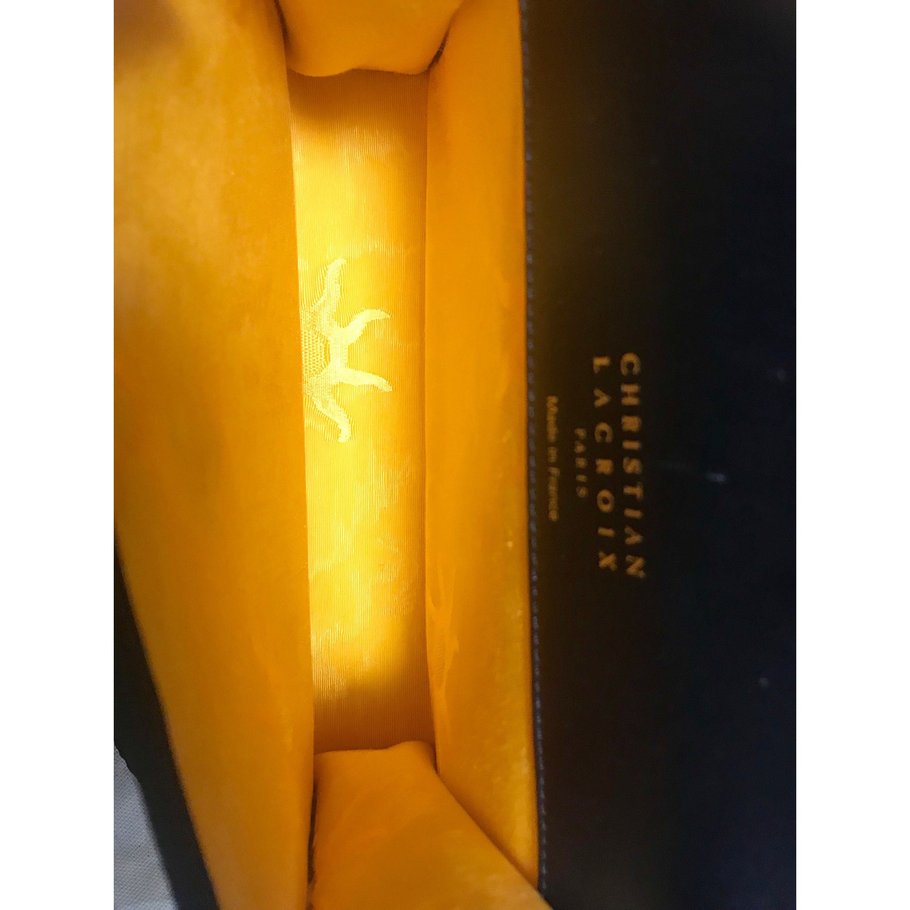 Christian Lacroix Vintage Christian Lacroix enamel and nylon combo clutch Size ONE SIZE - 8 Thumbnail