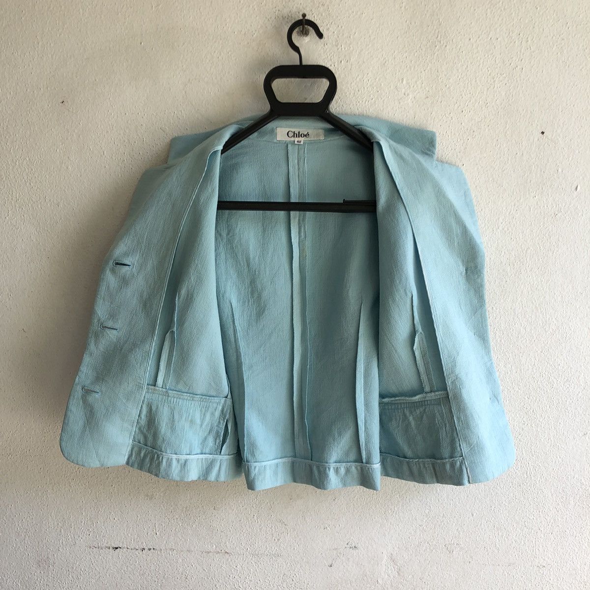 Chloe × Vintage vintage CHLOE short sleeve blazer Size M / US 6-8 / IT 42-44 - 5 Thumbnail