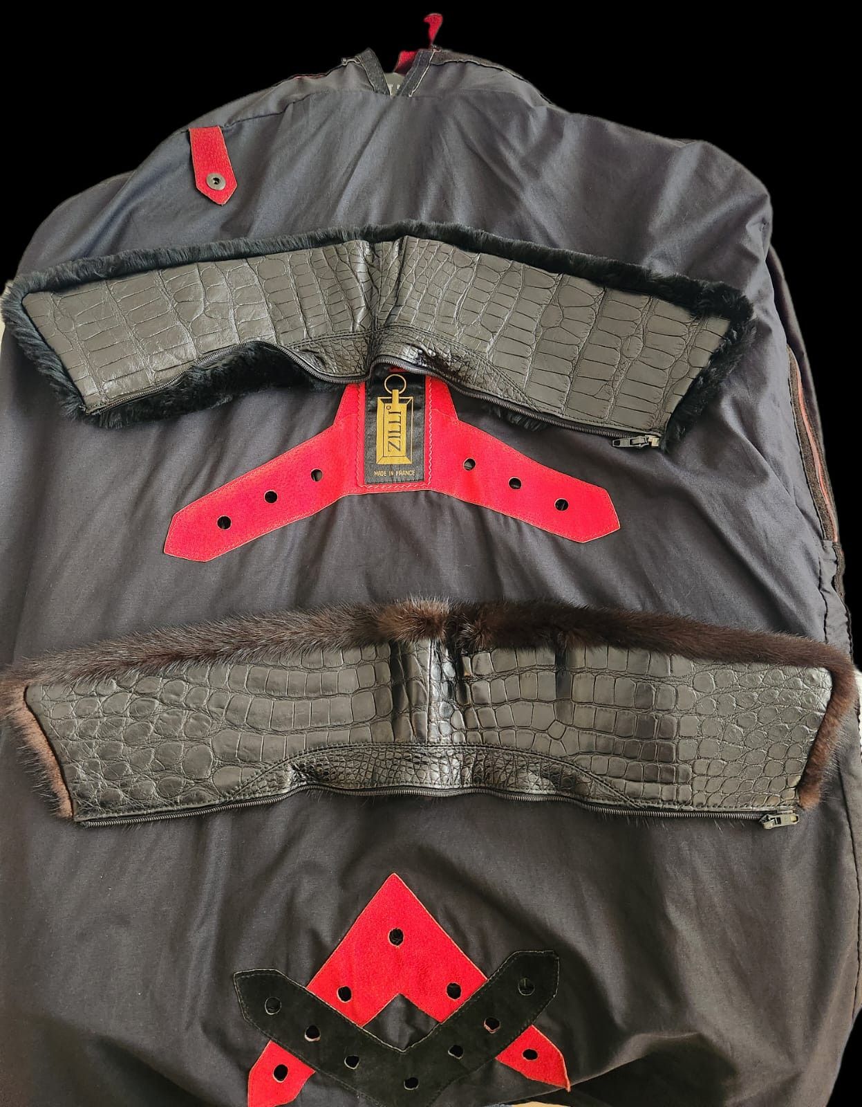 Zilli Zilli Leather Crocodiles with 3 Collar Options Bomber Jacket Size US M / EU 48-50 / 2 - 9 Thumbnail